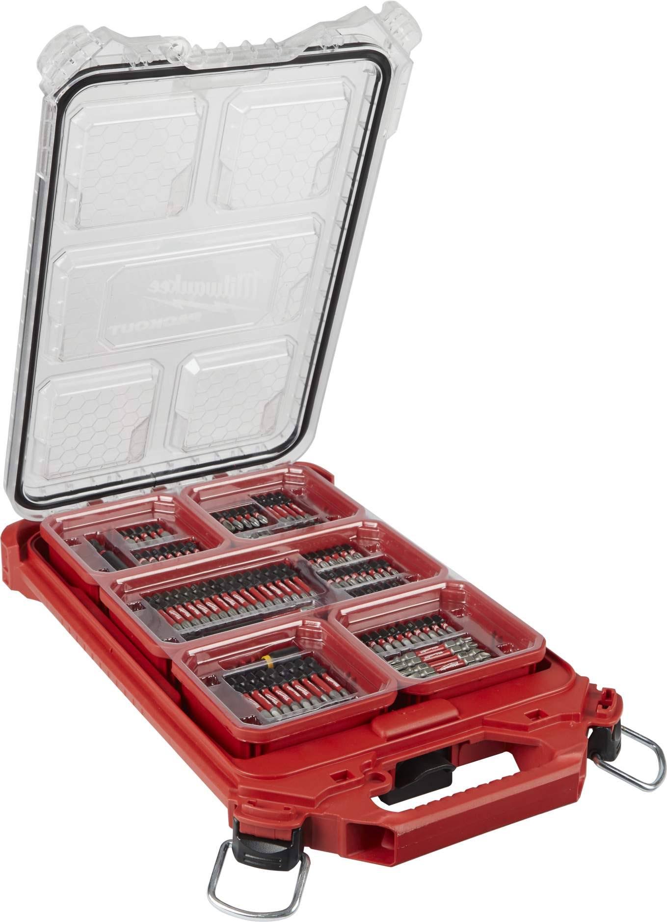 Milwaukee Shockwave PACKOUT Impact Driver Bit Set 100-Piece 48-32-4082