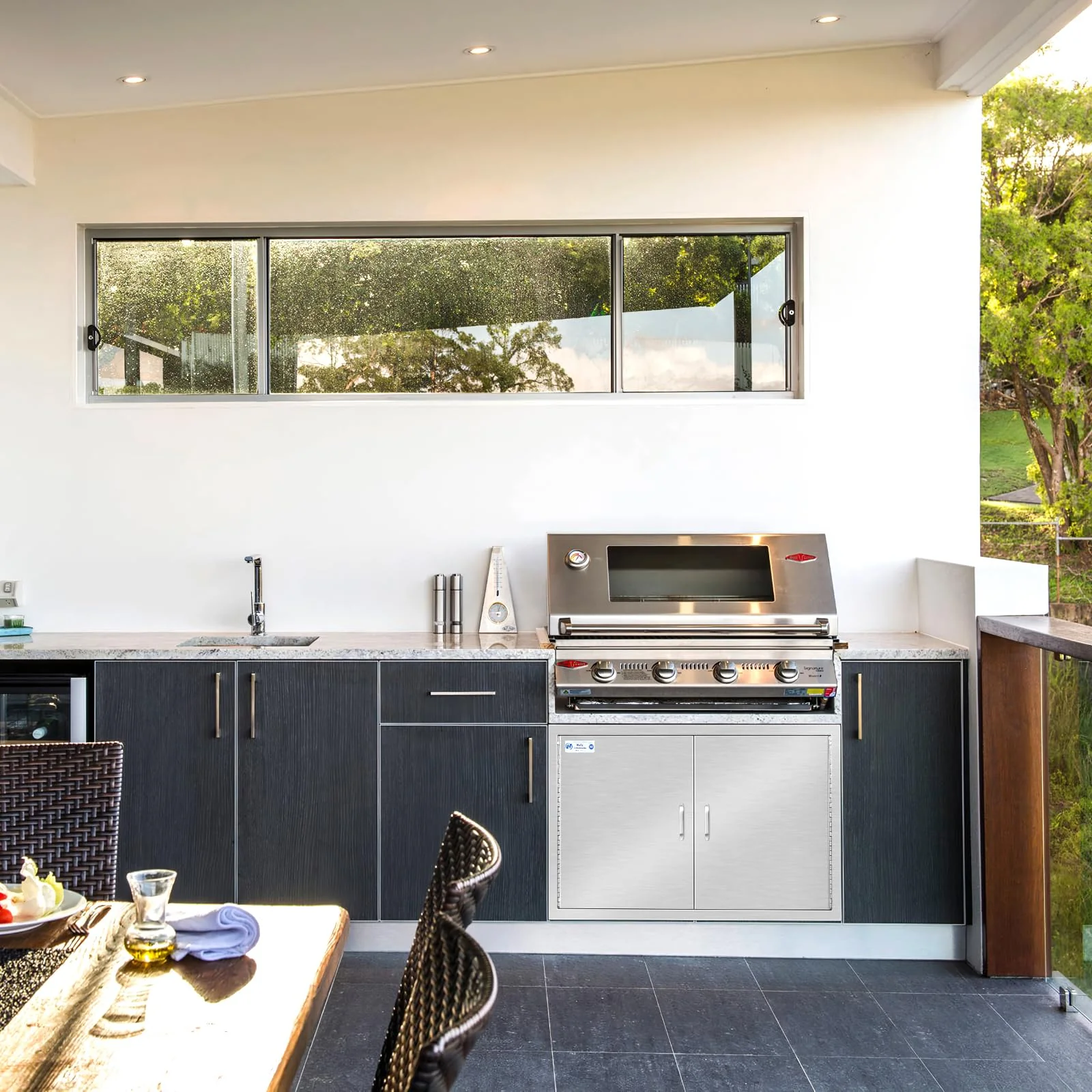 Hally BBQ Stainless Steel Access Door 36 W x 21 H