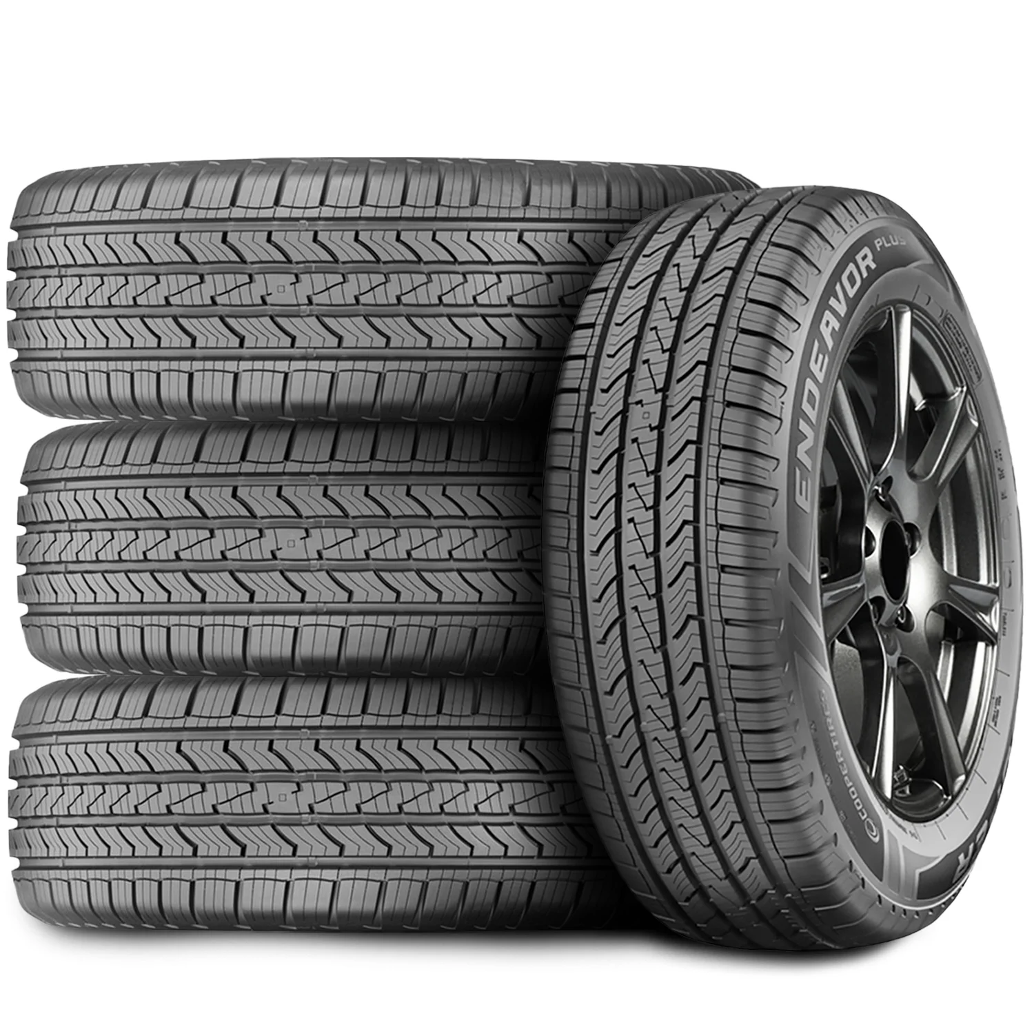 Pair of 2 (TWO) Cooper Endeavor Plus 235/65R16 103T AS A/S All Season Tires Fits: 2005-09 Honda Odyssey EX-L. 2010 Honda Odyssey NHL SE - MadeInUSA