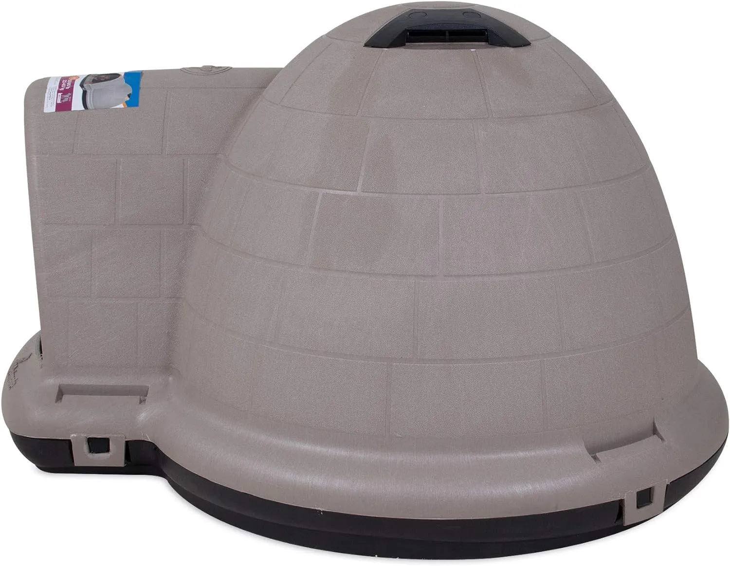 Petmate Indigo Dog House (Igloo Dog House. Made in USA with 90% Recycled Materials. All-Weather Protection Pet Shelter) for XL Dogs -90 to 125 pounds. Made in USA