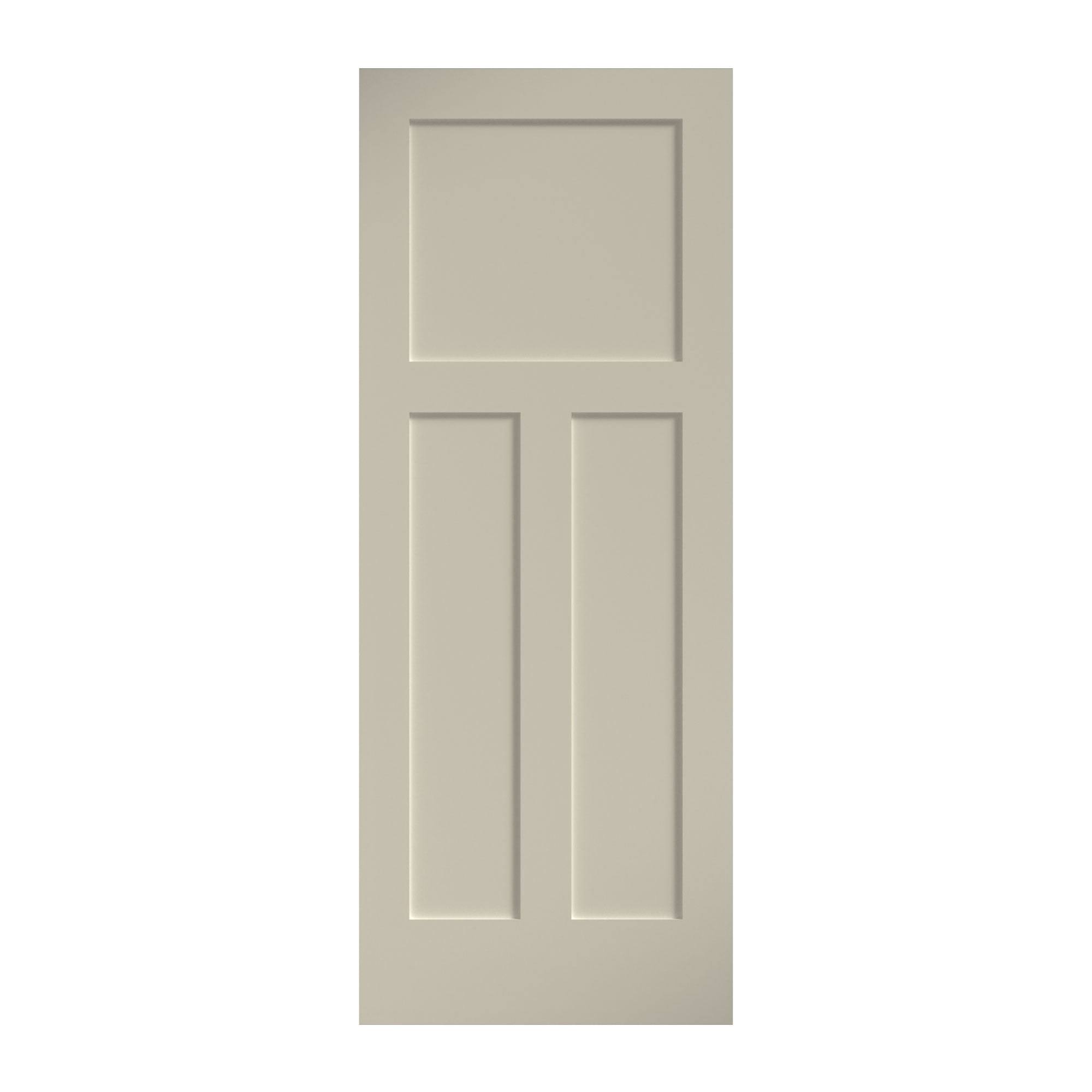 Paneled Wood Primed Shaker Standard Door EightDoors Size: 28