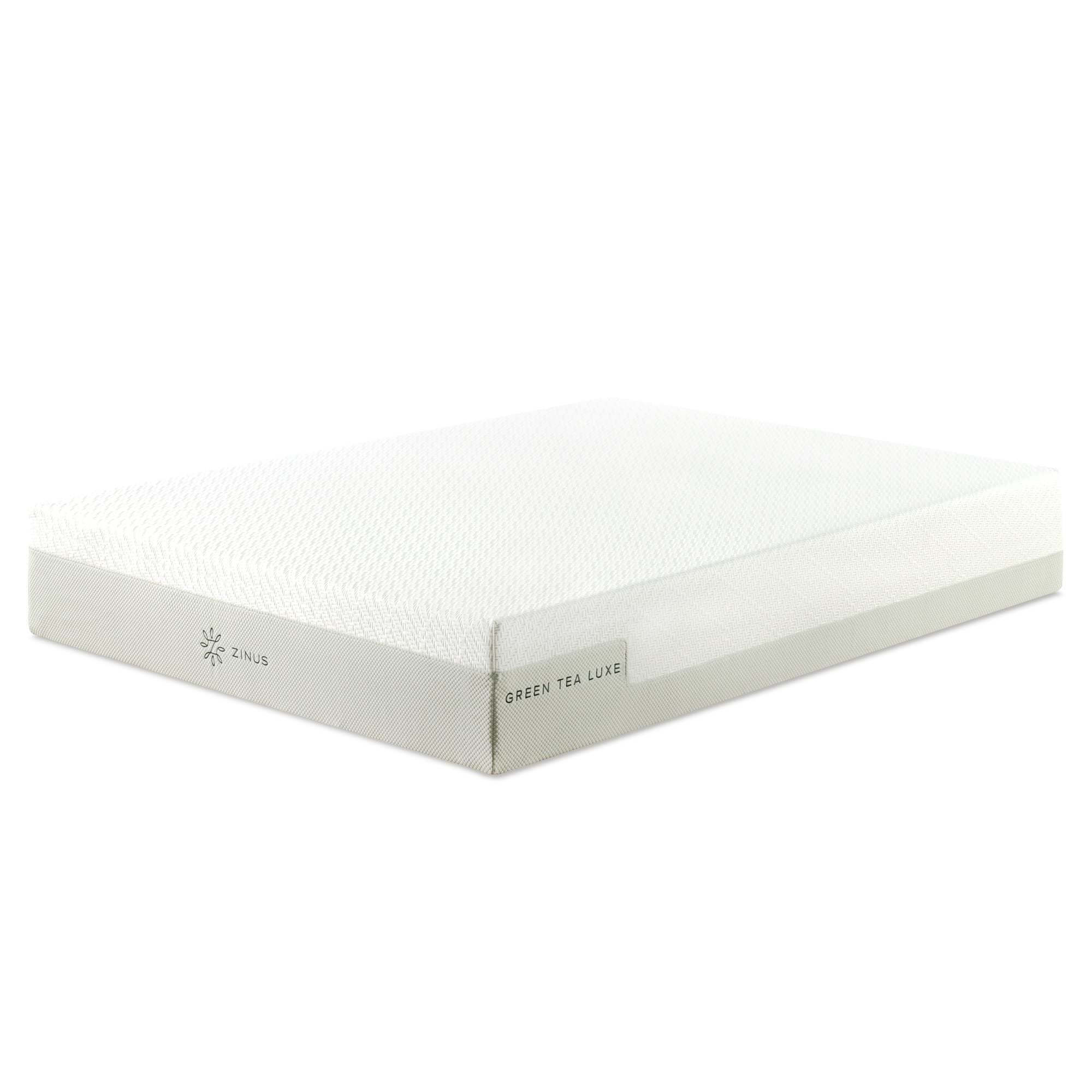 12�� Green Tea Luxe Memory Foam Mattress. Made in the USA of US Foam and Global Materials. Queen