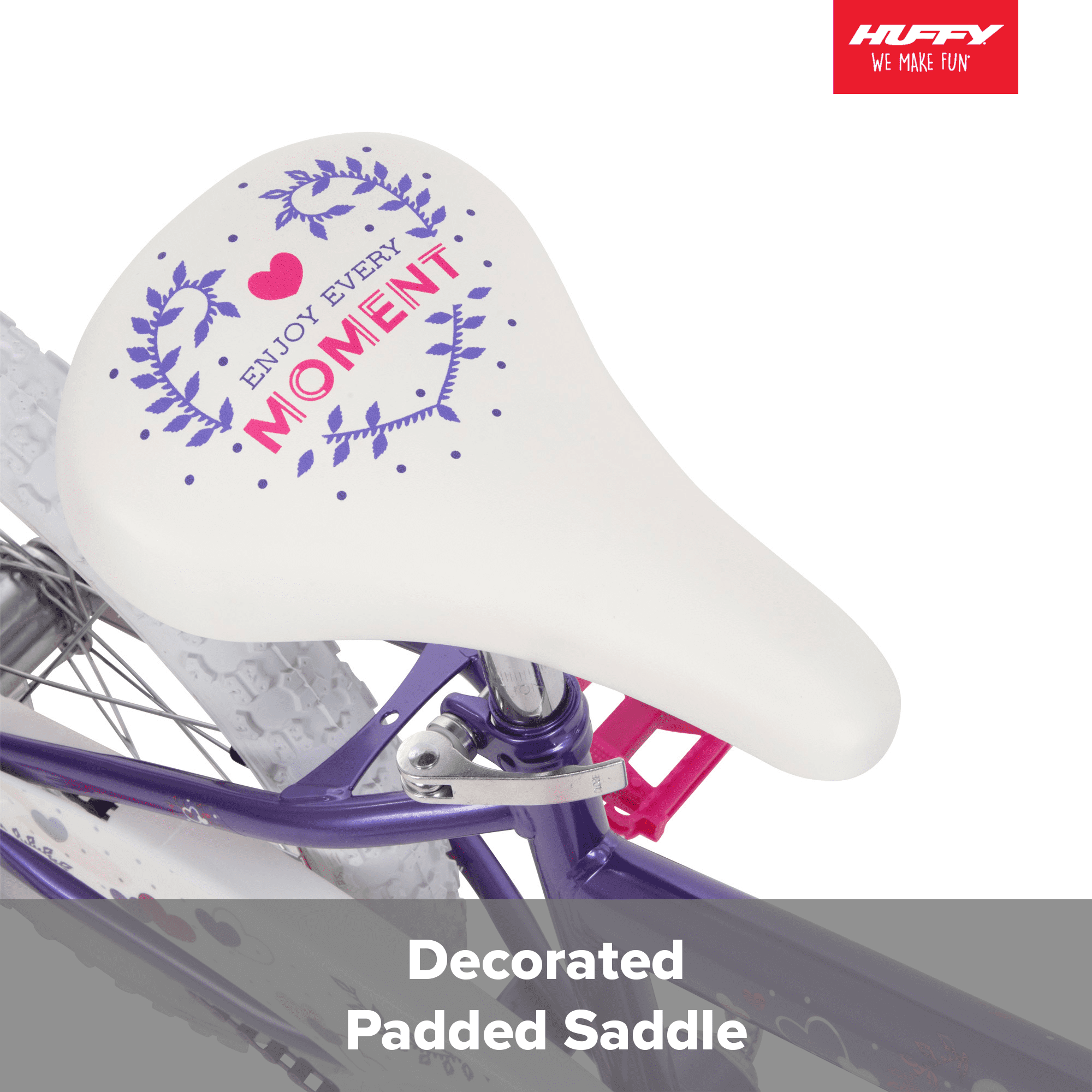 18 in. Sea Star Girl Bike. Metallic Purple