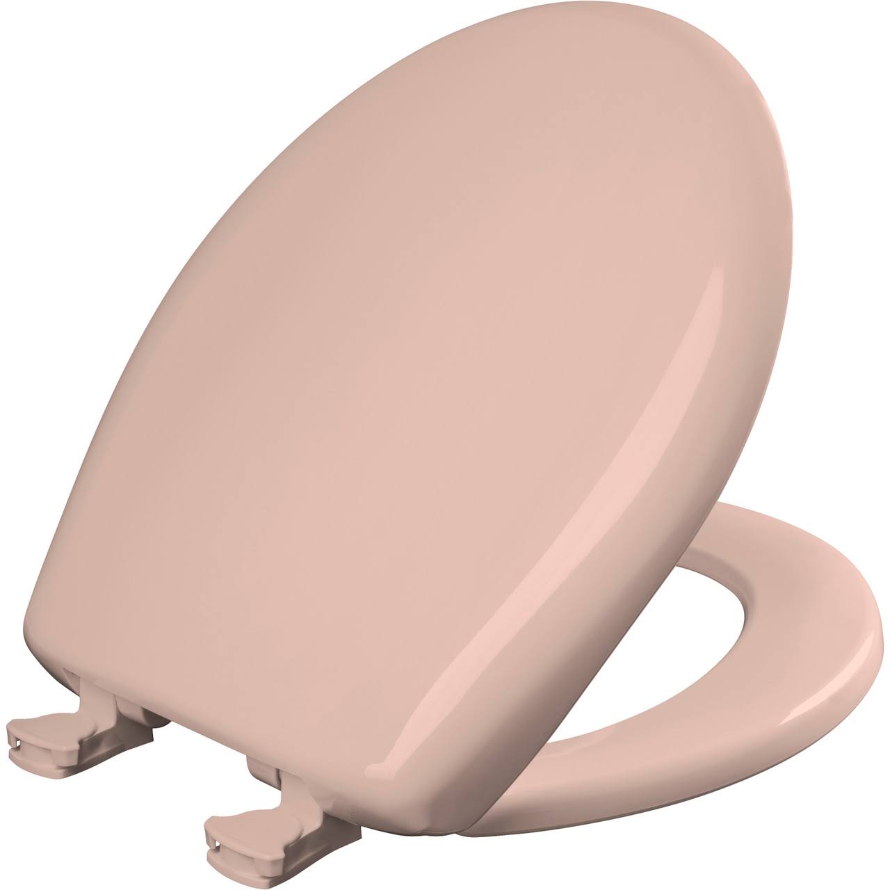 Bemis 200SLOWT-063 Round Plastic Slow Close Toilet Seat Venetian Pink