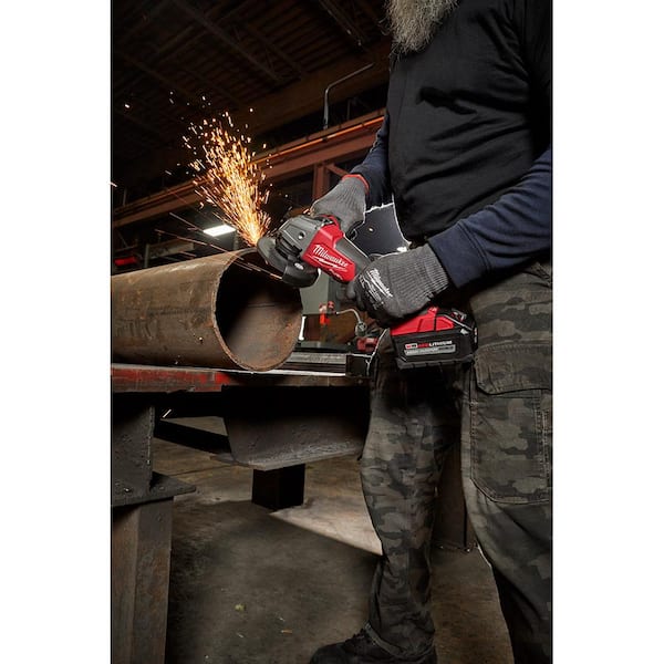 M18 FUEL 18V Lithium-Ion Brushless 1 in. Cordless SDS-Plus Rotary Hammer Kit with 4-1/2 in./5 in. Grinder