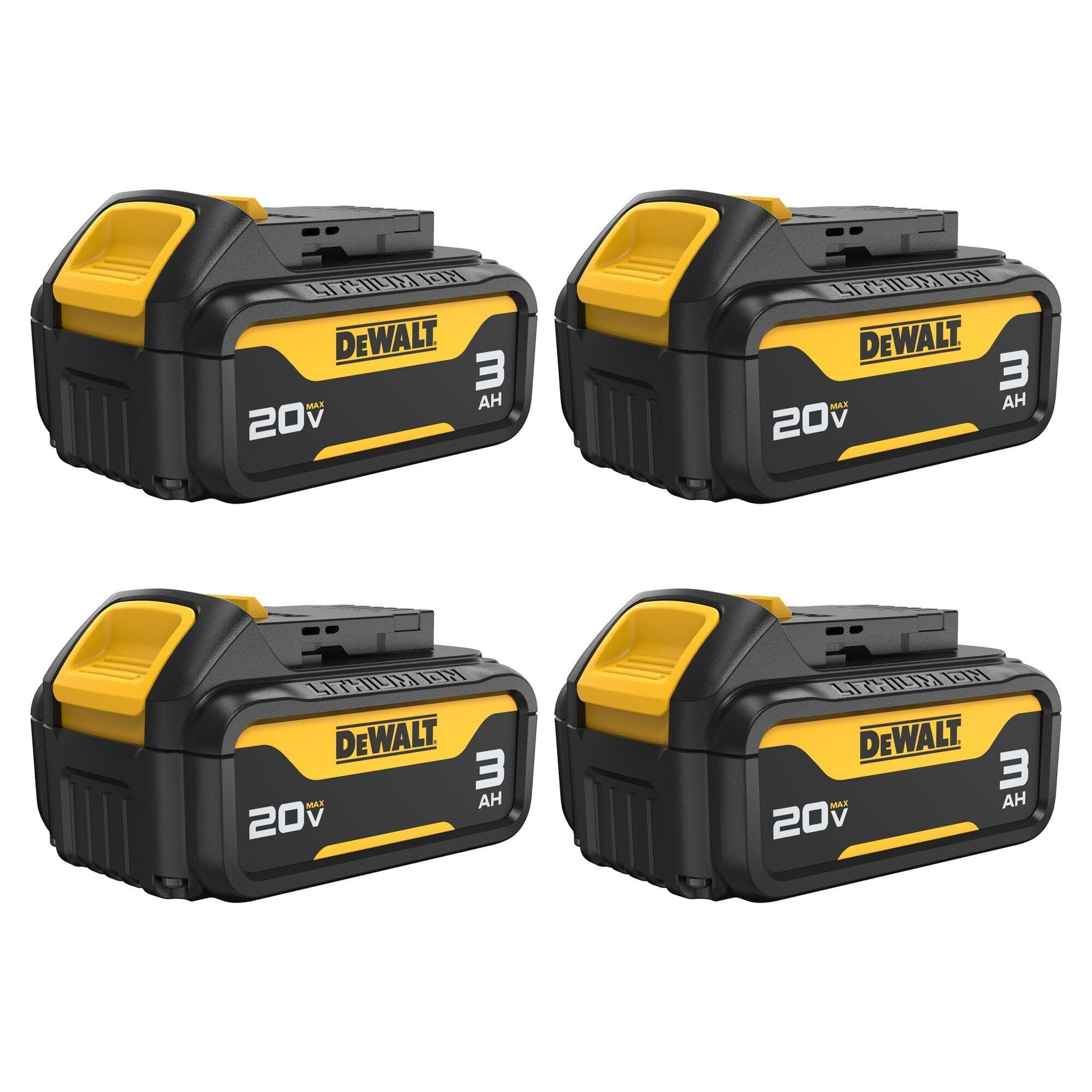 DeWalt 20V Max 3.0Ah Battery | DCB200-4 - 4 Pack-Instock