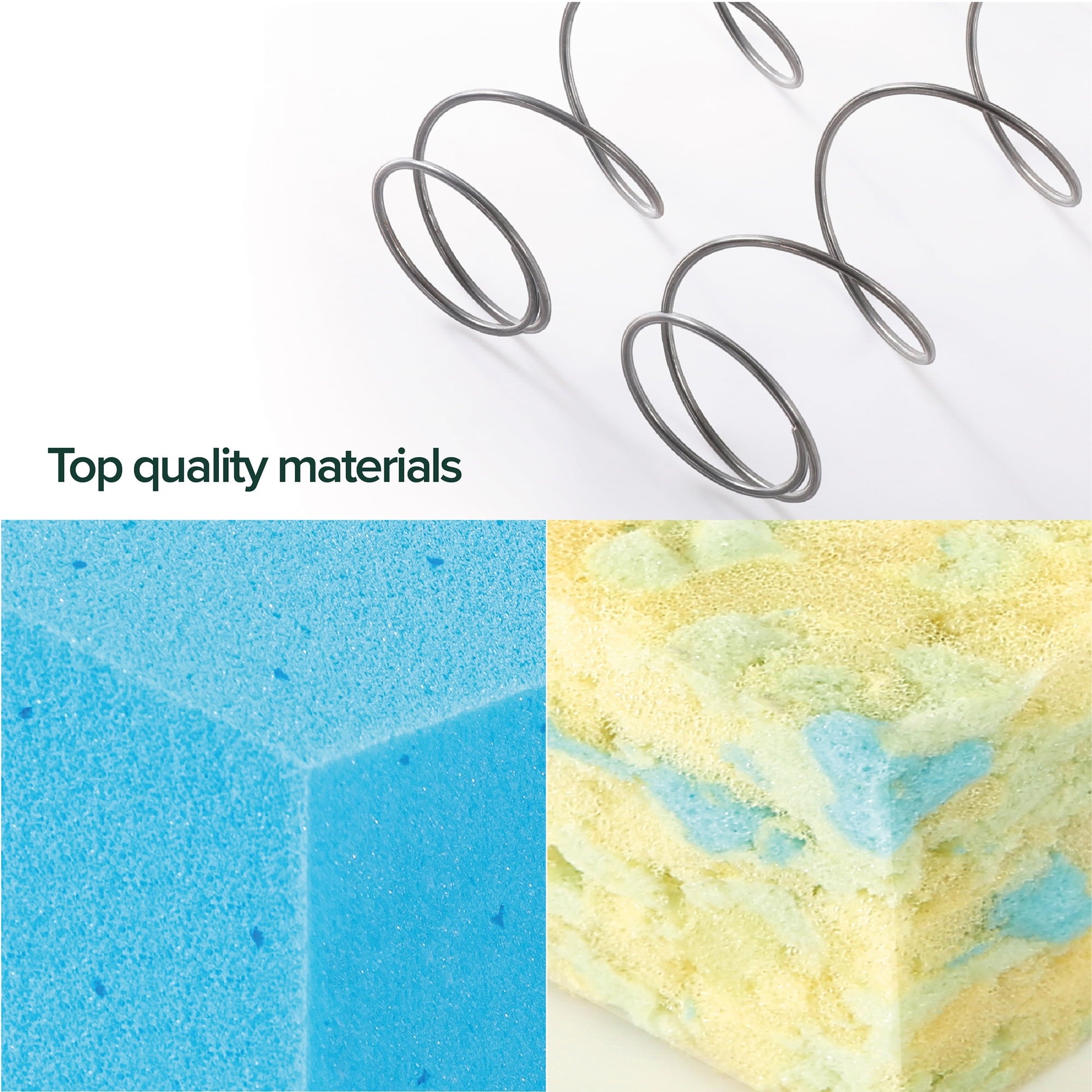 1 by Zinus 10�� Gel-Infused Memory Foam & Spring Mattress. Queen