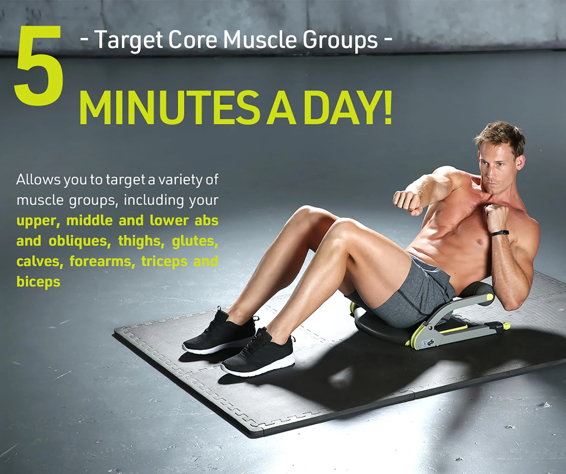 WONDER CORE SMART Sit Up Exercise Equipment for Abs Workout