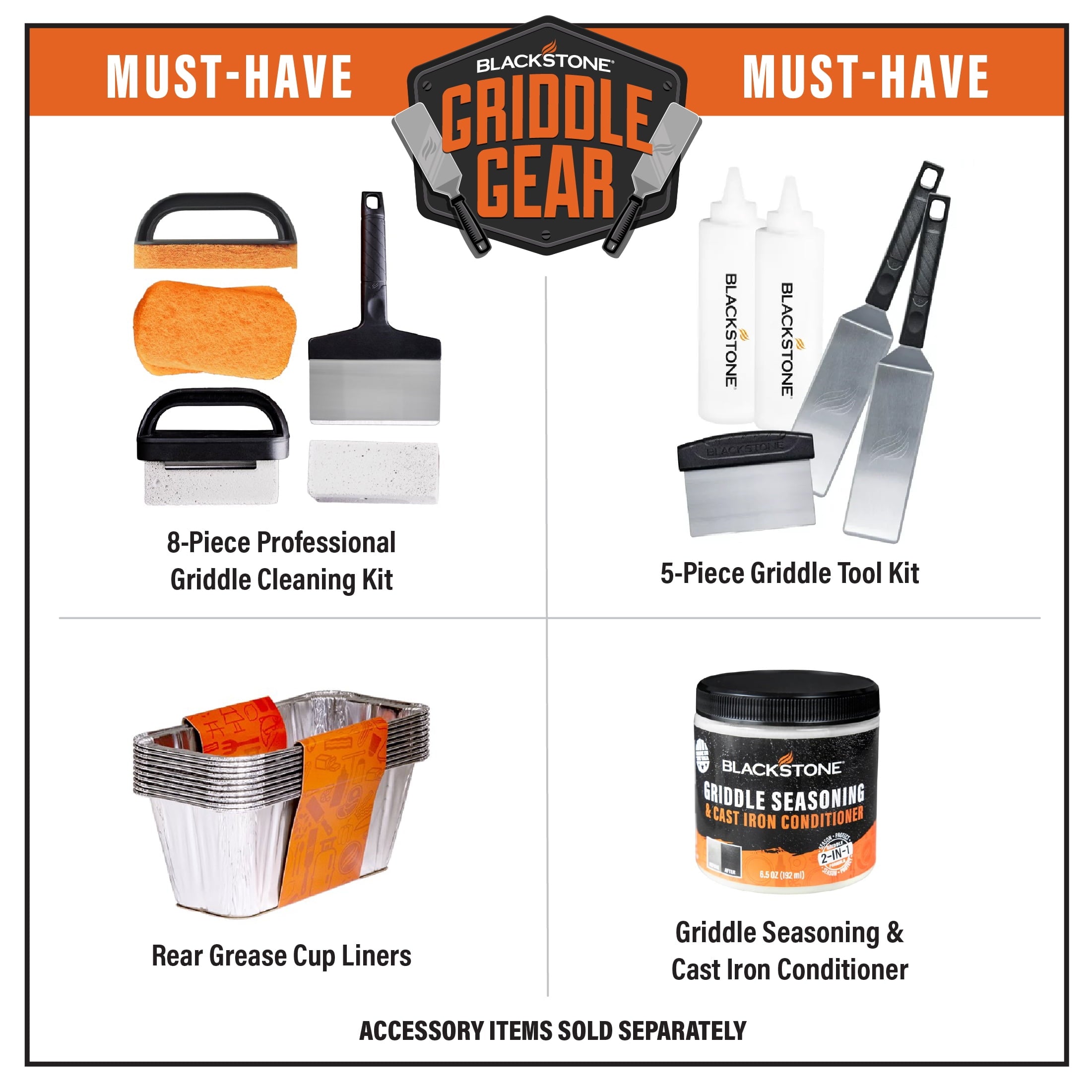 4-Burner 36 Griddle Cooking Station with Hard Cover