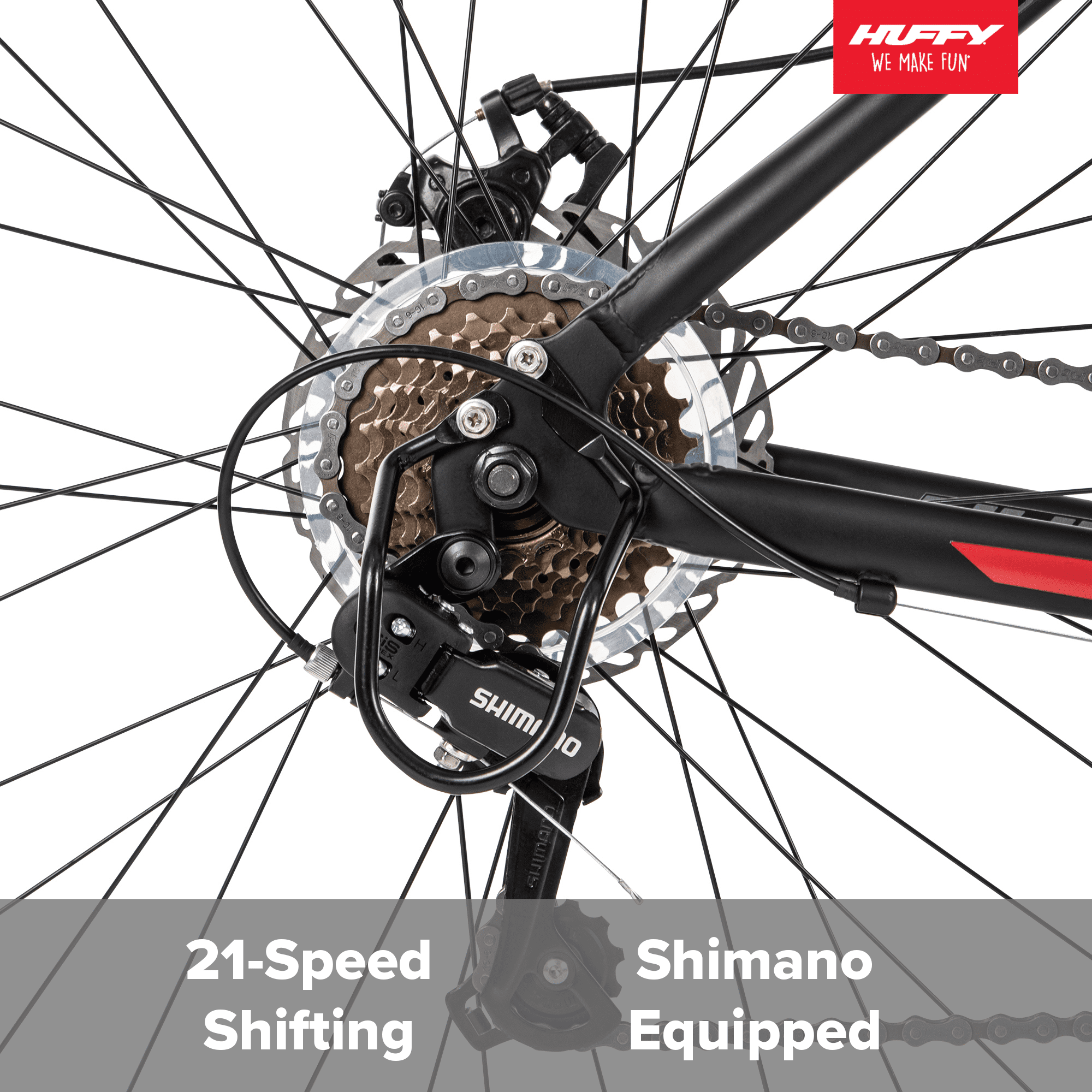 27.5 in. Rangeline Men's Mountain Bikes. Black and Red