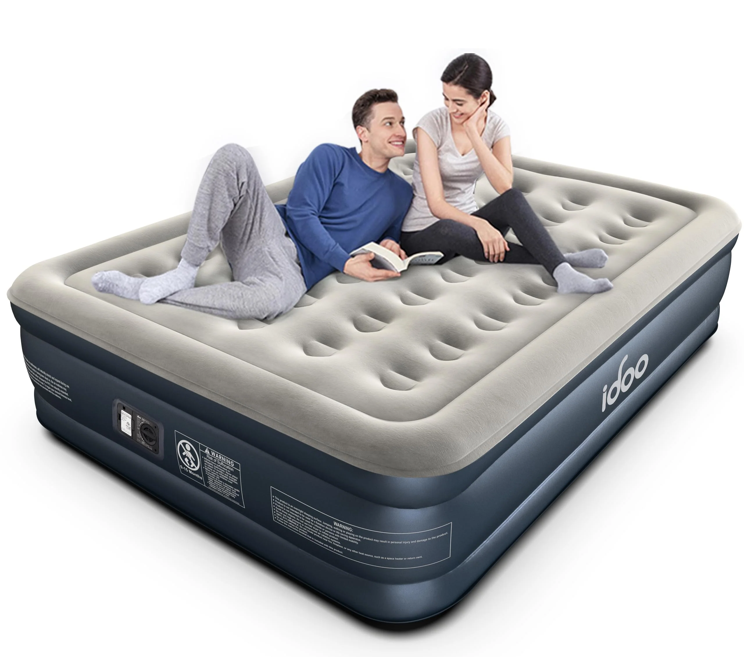 iDOO Queen Air Mattress with Built in Pump