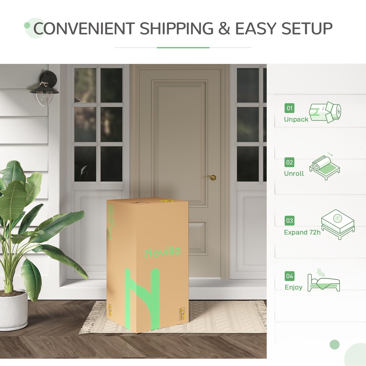 10 inch Gel Memory Foam Mattresses. Queen Size Mattress