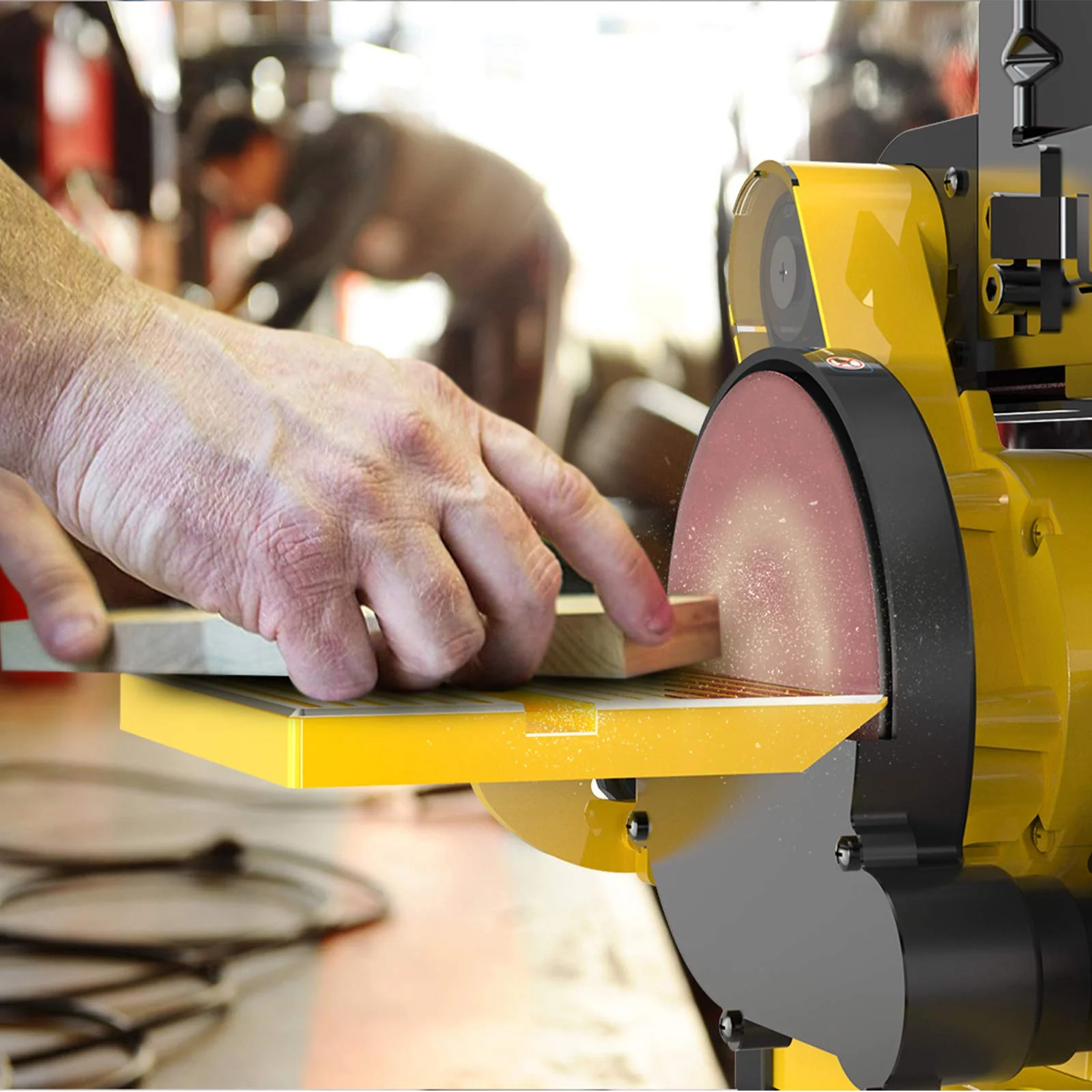 Woodskil 4.3A Belt Sander. 4 x 36 in. Belt & 6 in. Disc Sander