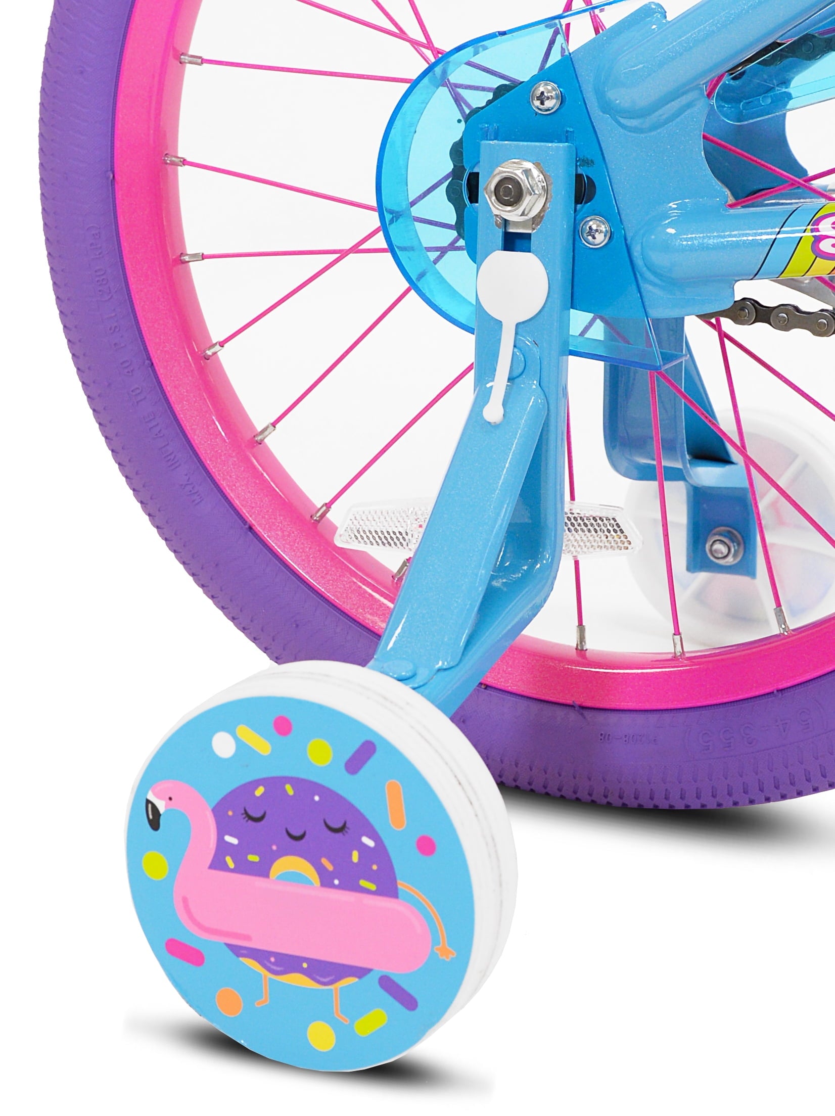 18 Sweetness Girls Bike. Purple/Pink/Blue