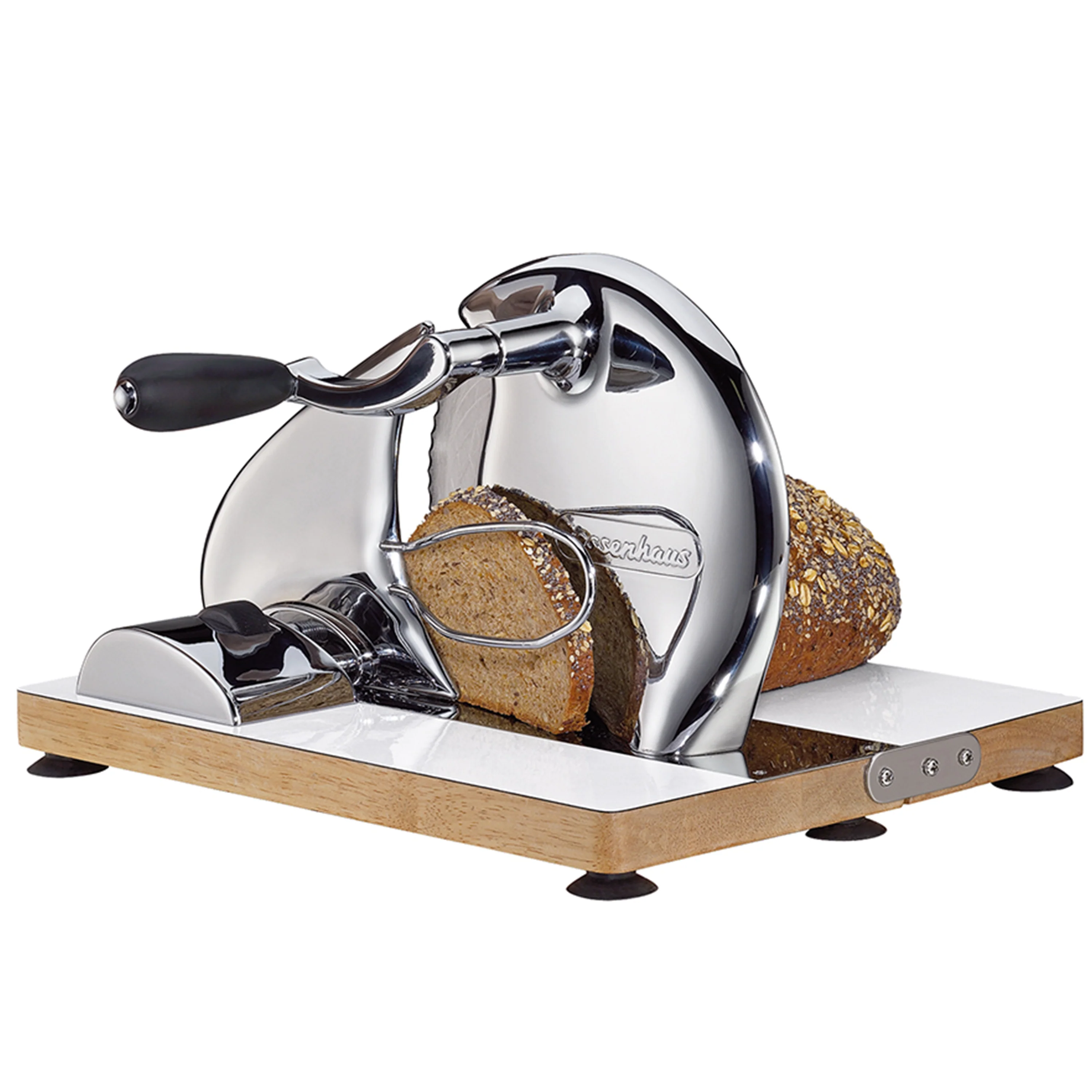 Zassenhaus Retro Hand Bread Slicer VINTAGE. Chrome - #072006