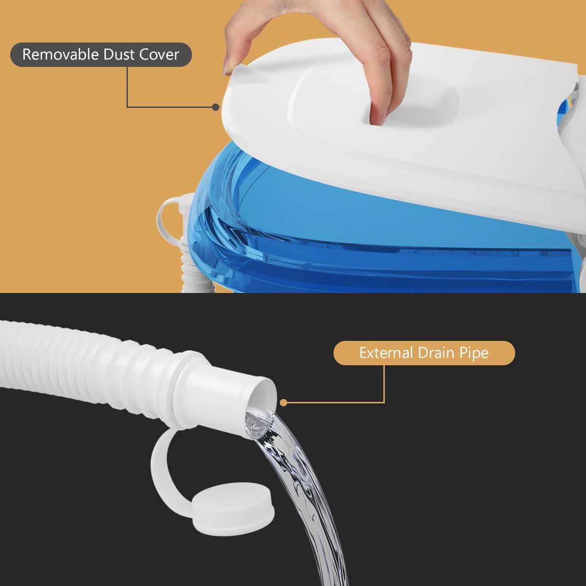 Giantex Foot Spa Bath Massager with Heat. Adjustable Water Shower