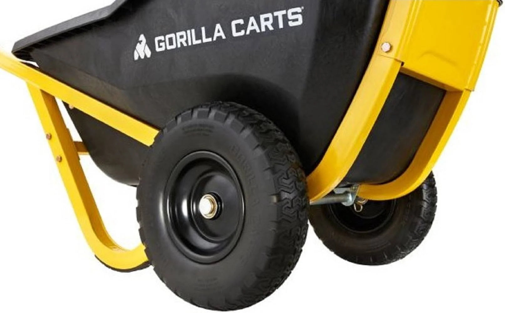 Gorilla Carts 10 Cu. ft. Evolution Poly Yard Cart - MadeInUSA