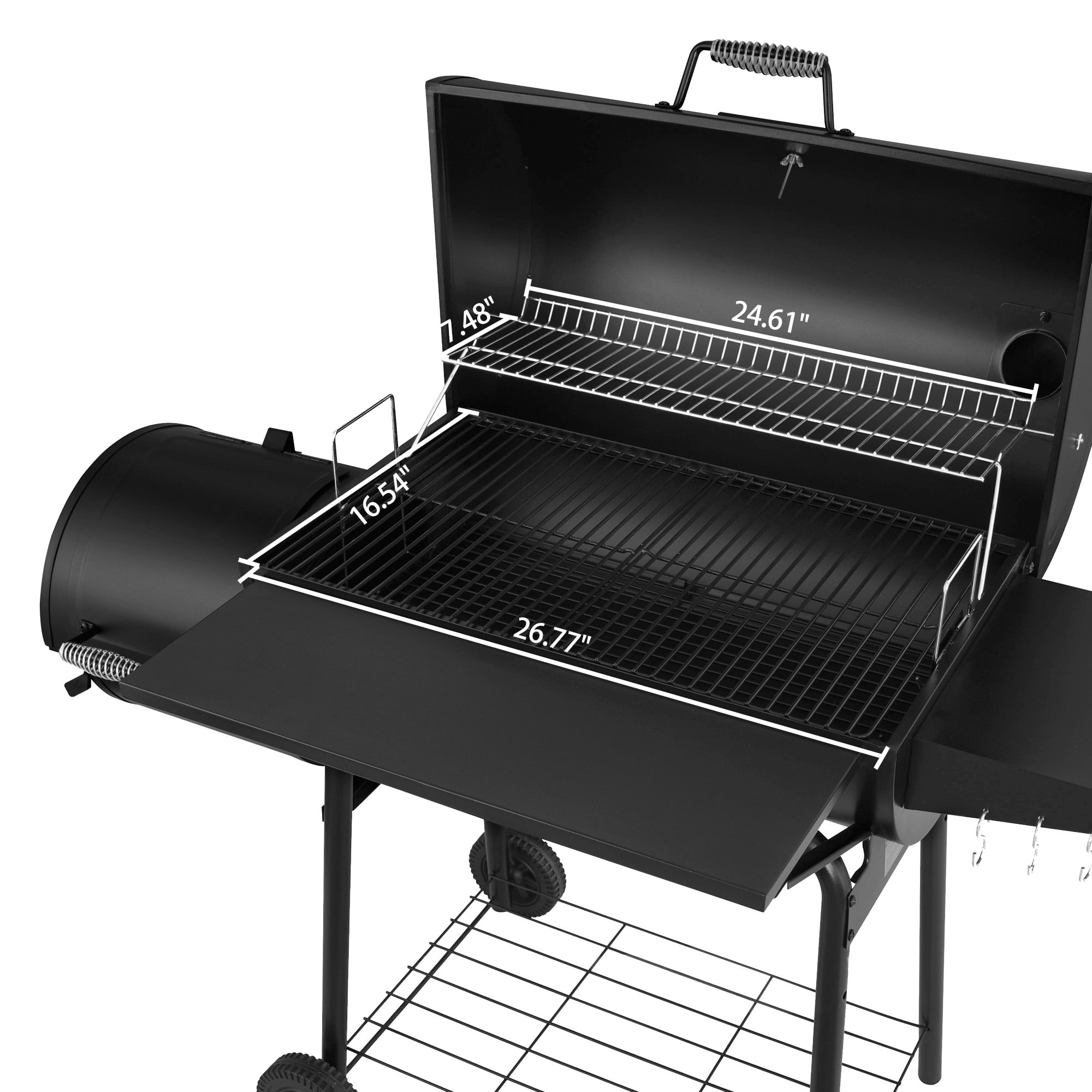 30 CC1830S Charcoal Grill with Offset Smoker