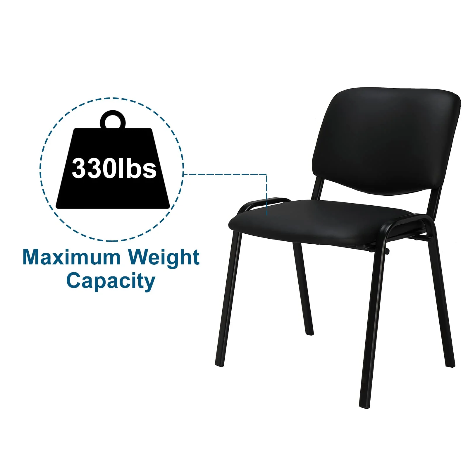 VINGLI Waiting Room Chairs. 5-Pack Conference Room Chairs