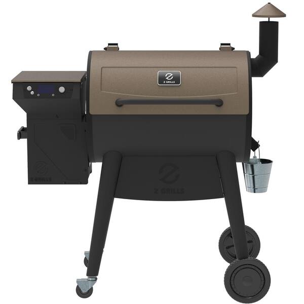 694 sq. in. Pellet Grill and Smoker in Bronze