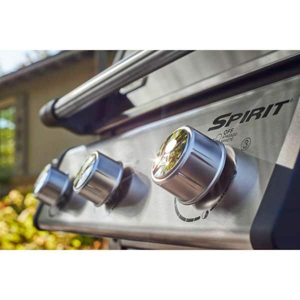 Spirit S-315 3-Burner Propane Gas Grill in Stainless Steel