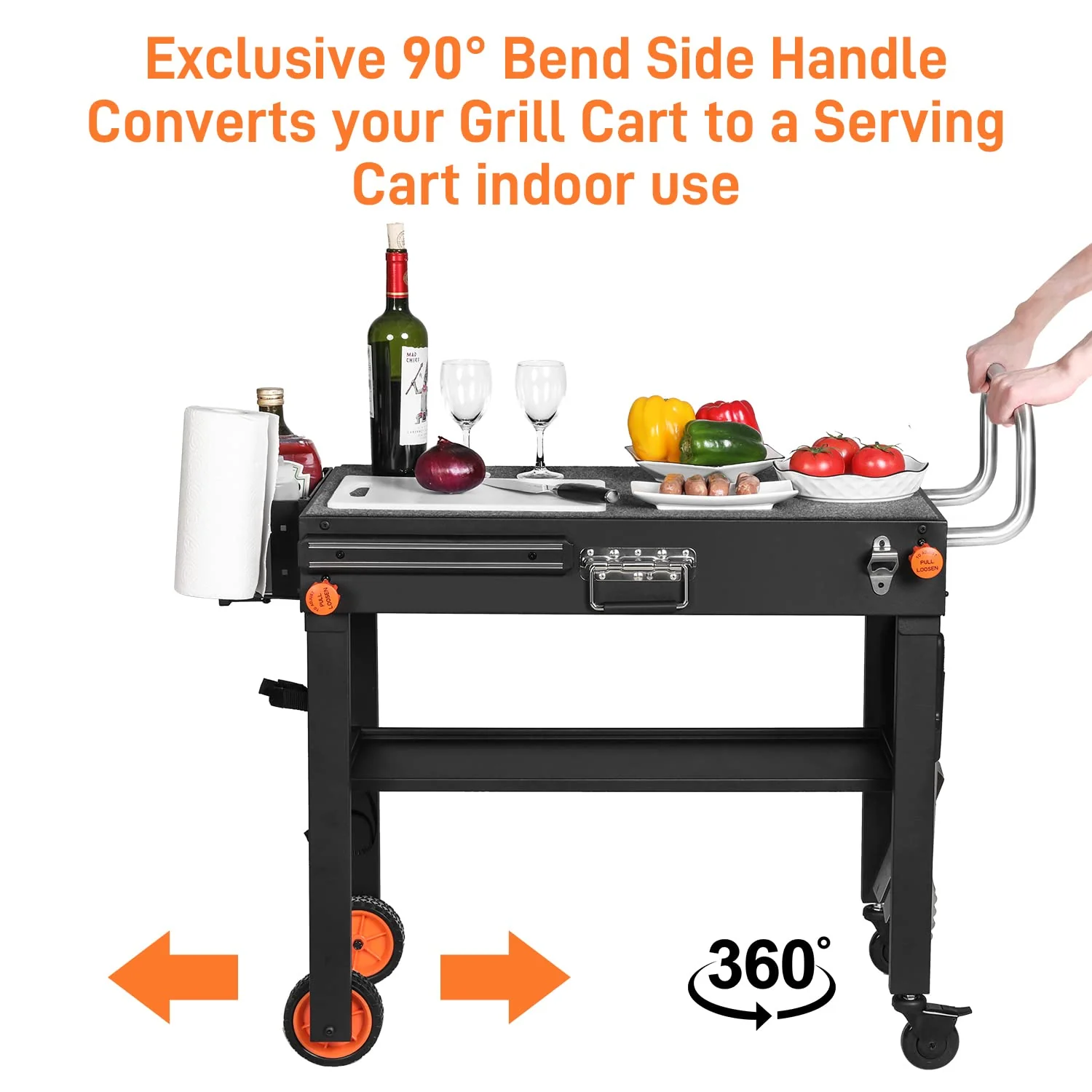 JiRiCHMi Outdoor Grill Table. Blackstone Griddle Stand