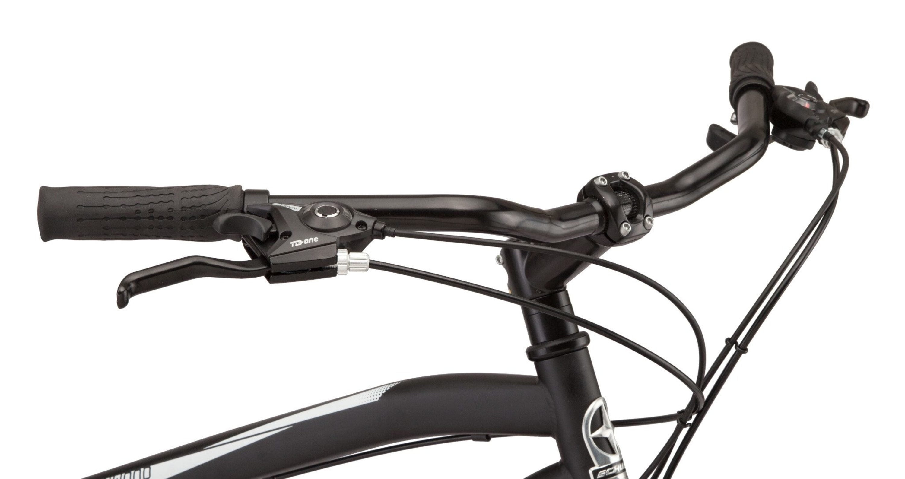 700c Glenwood Mens Hybrid Bike. 21 Speeds. Black