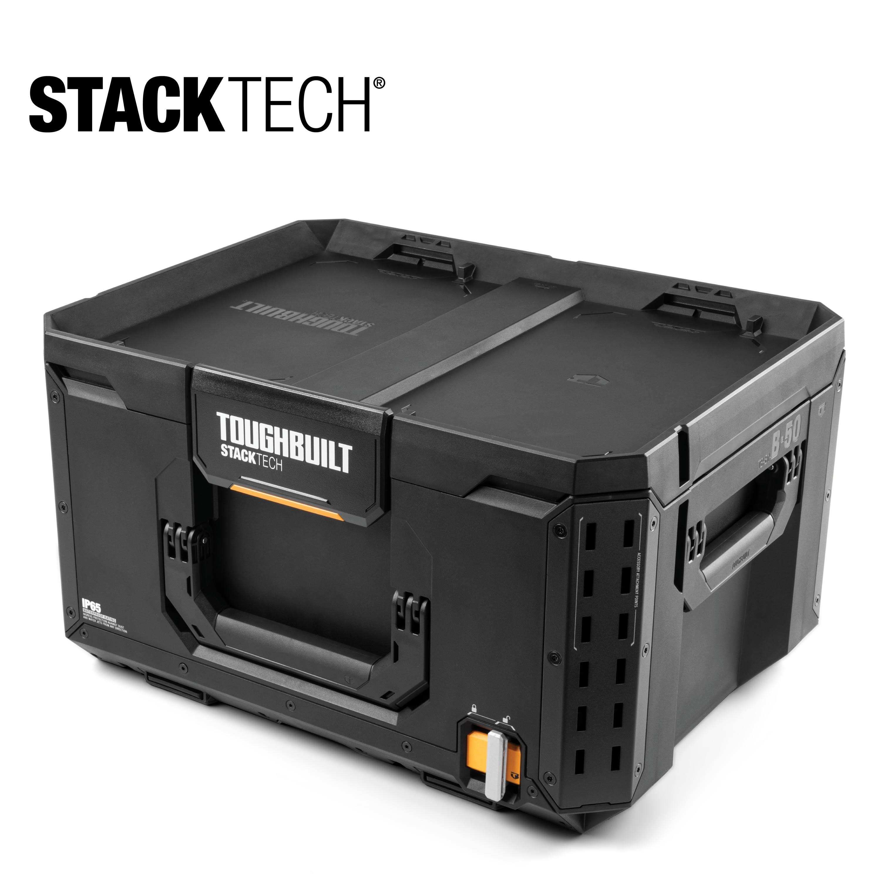 Toughbuilt STACKTECH Large 21-in Plastic Tool Box | TB-B1-B-50