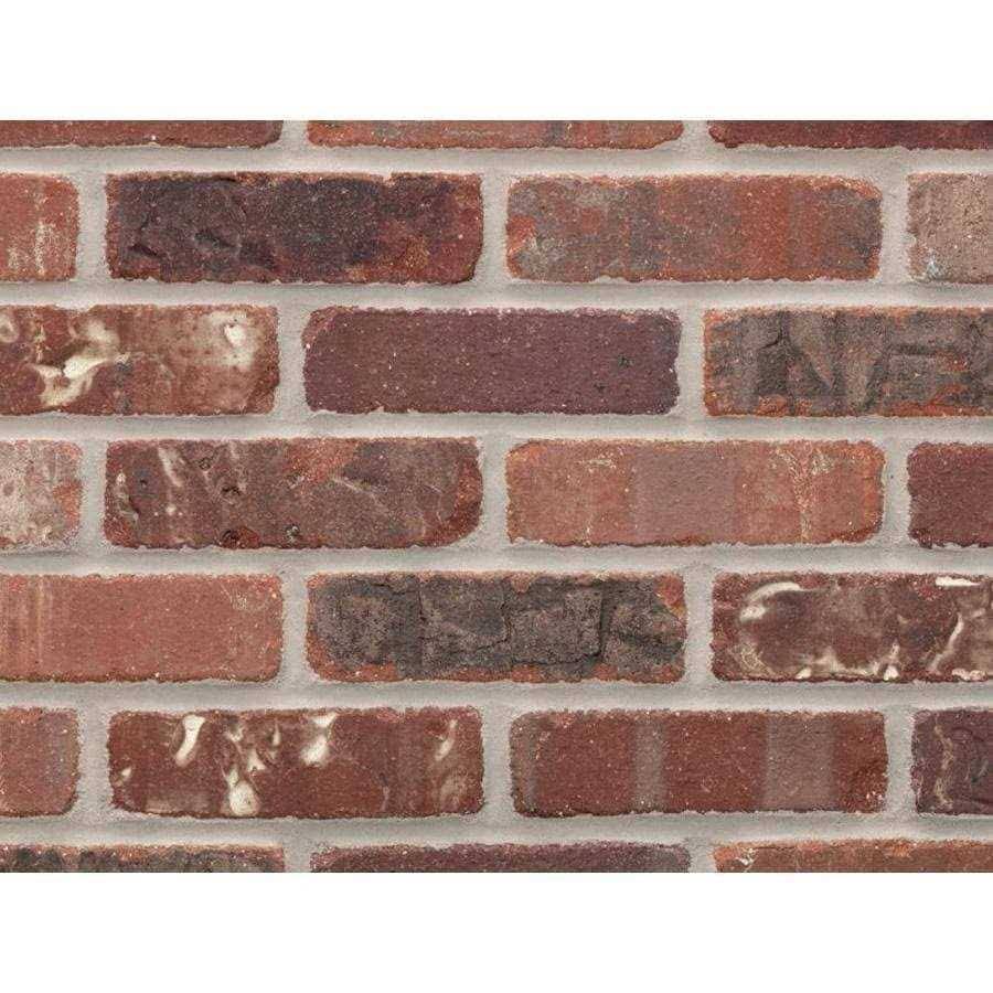 General Shale Providence Thin Brick Stillwater 2-in x 8-in Tumbled Natural Stone Ledgestone Brick Patterned Wall Tile (7.3-sq. ft/ Carton)