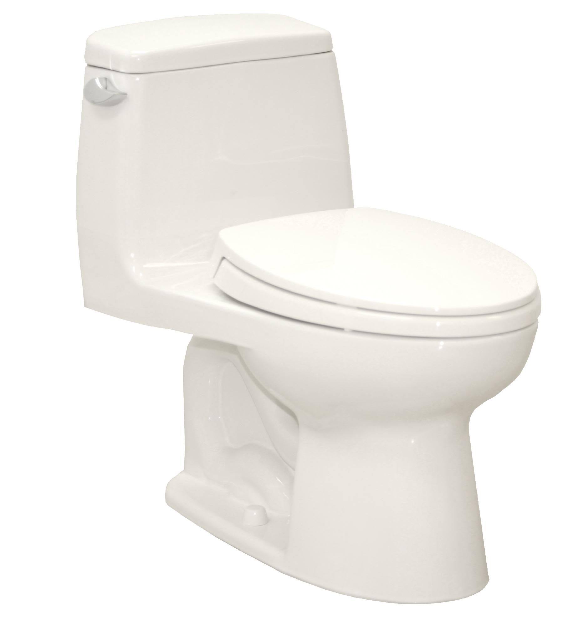 TOTO Eco UltraMax One-Piece Elongated 1.28 GPF Toilet, Cotton White - MS854114E#01