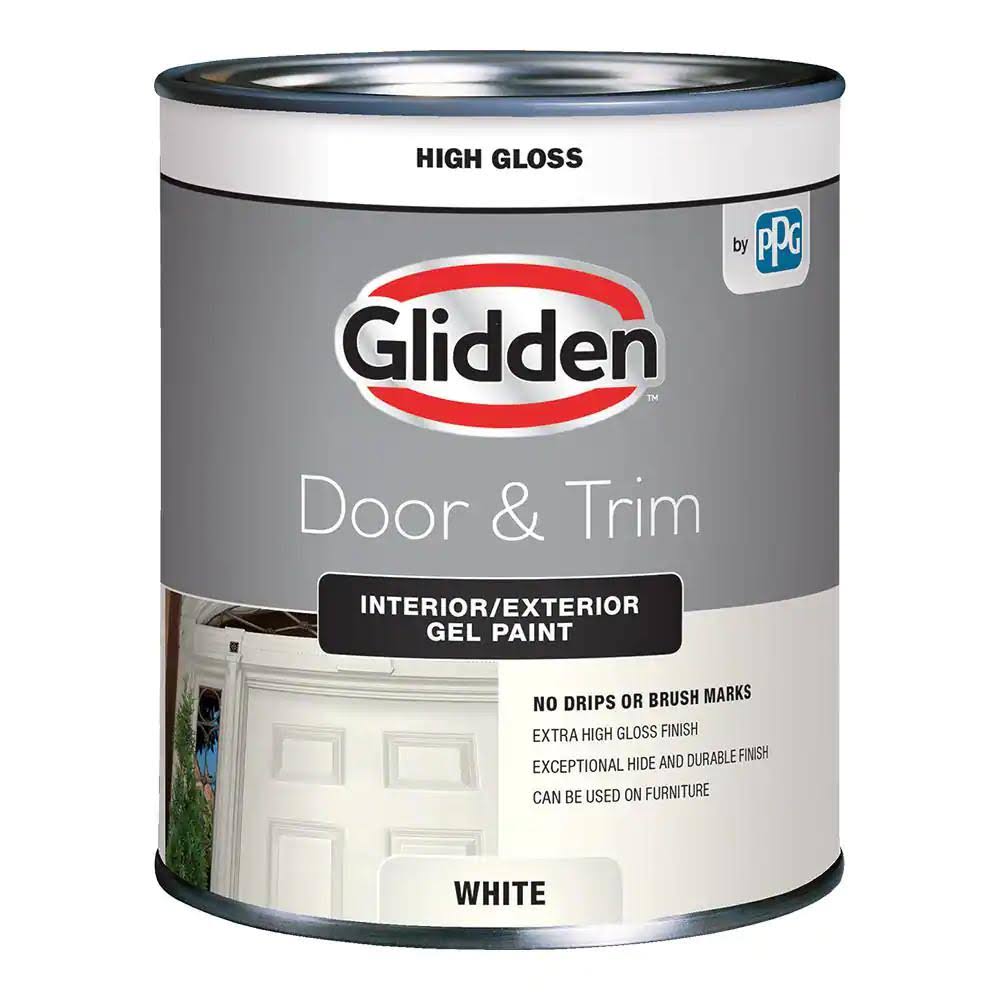 1 qt. Bright White Gloss Interior/Exterior Oil Paint