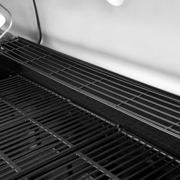 6-Burner BBQ Liquid Propane Gas Grill with Sear and Side Burner with Cover. 71.000 BTU Cabinet Style Gas Grill