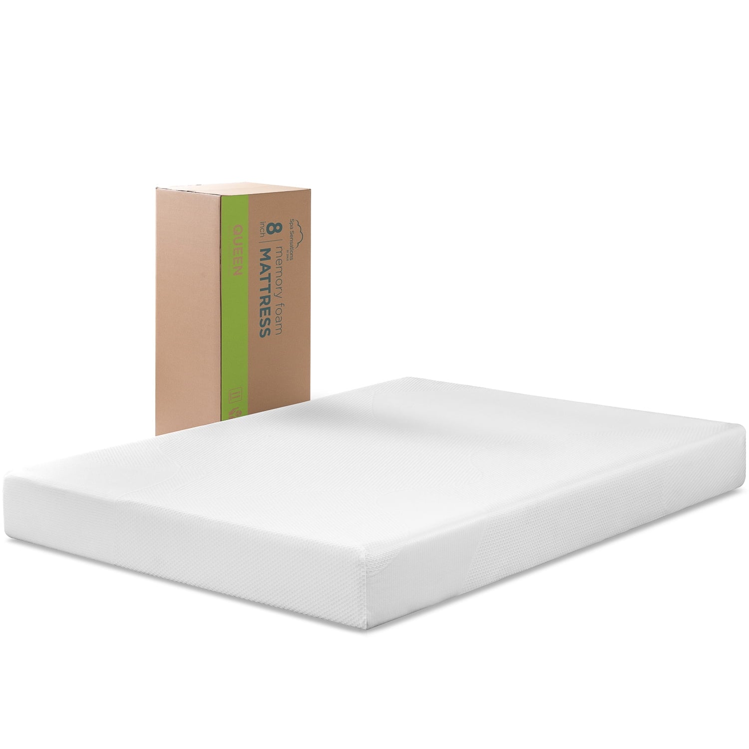 Sensations by Zinus 8 Comfort Memory Foam Mattress. Queen