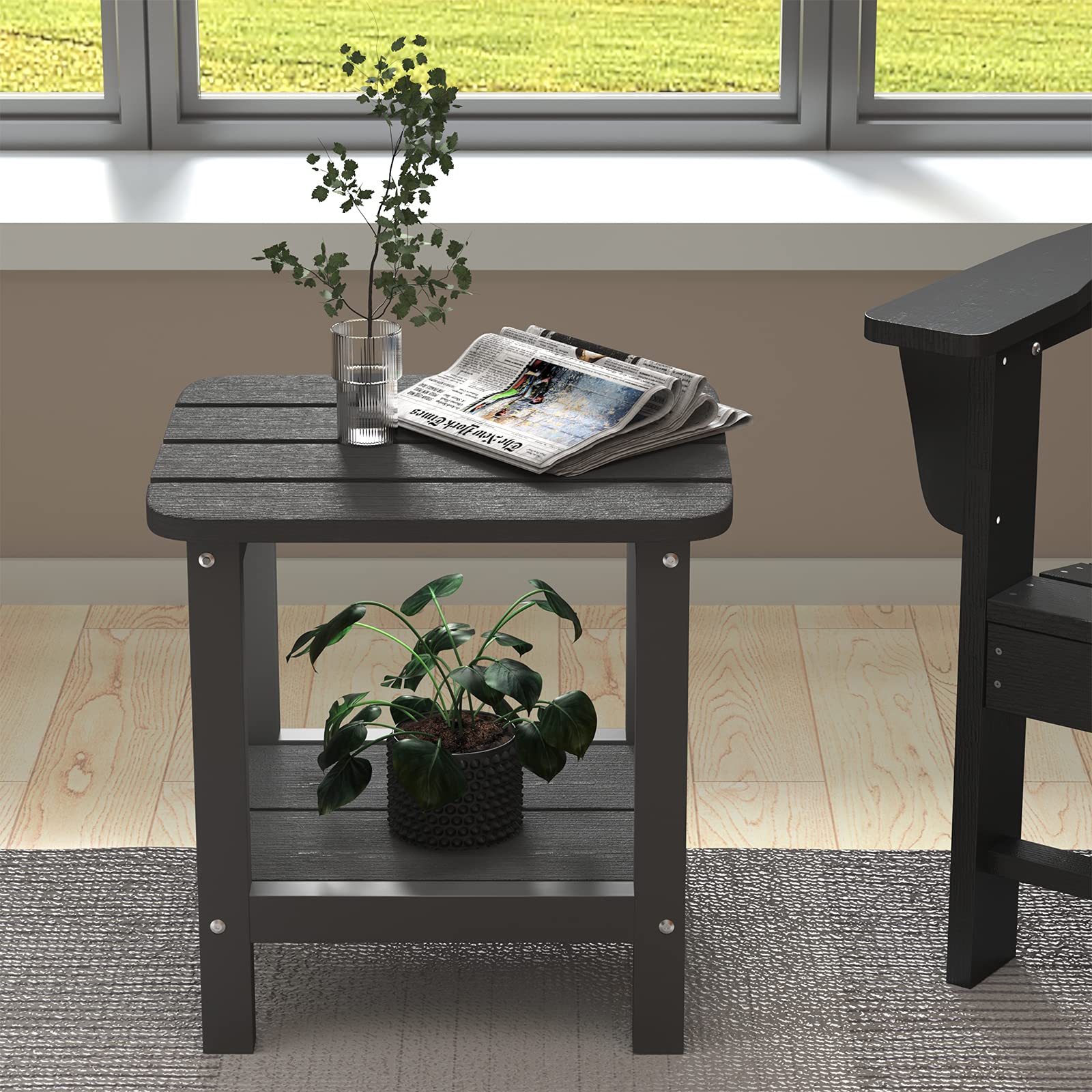 SERWALL Adirondack Table Outdoor Side Table