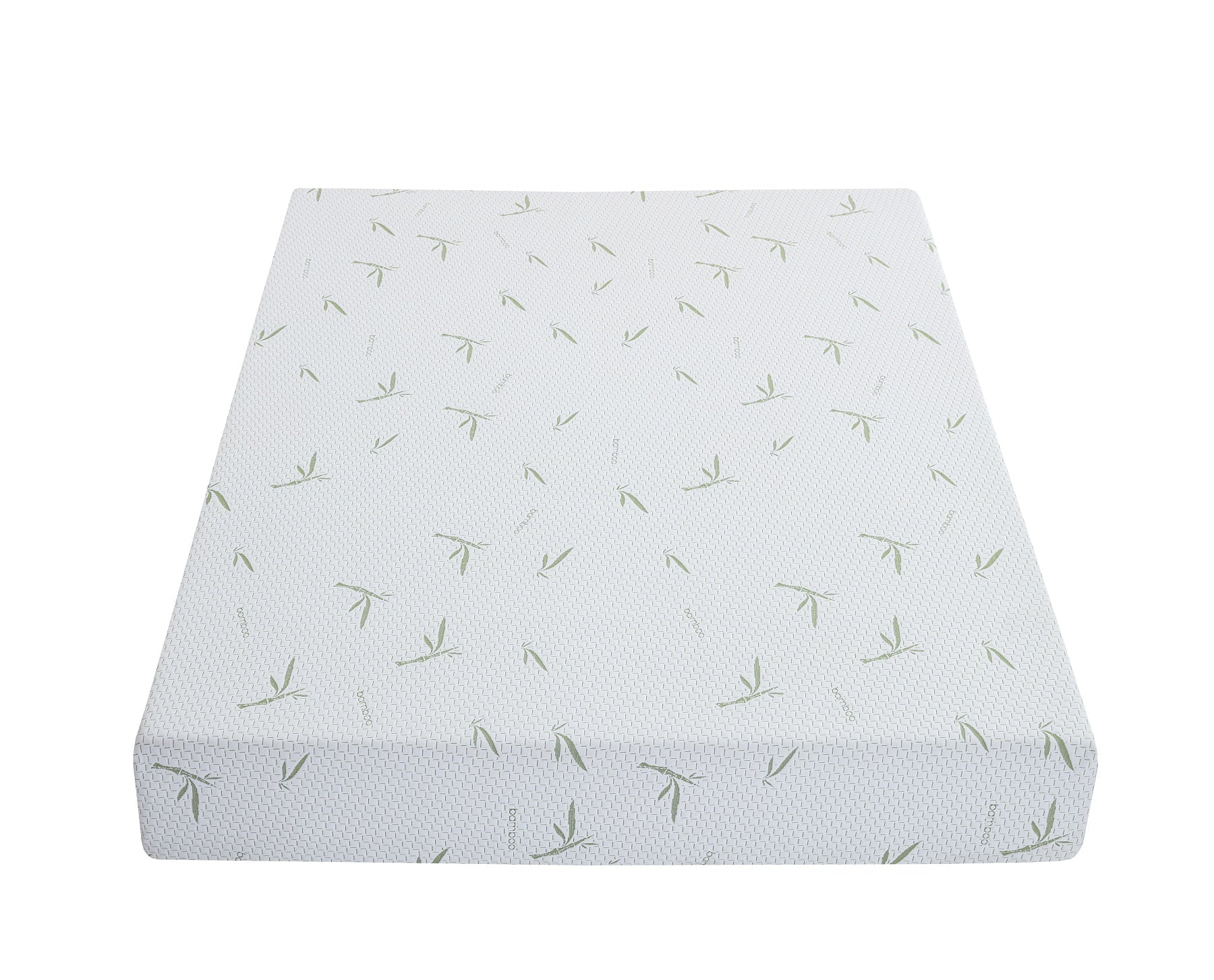 Mattress.Smiaoer 8 inch Memory Foam Mattress Bed in a Box.Medium Firm with Soft Bamboo Cover.Made in USA