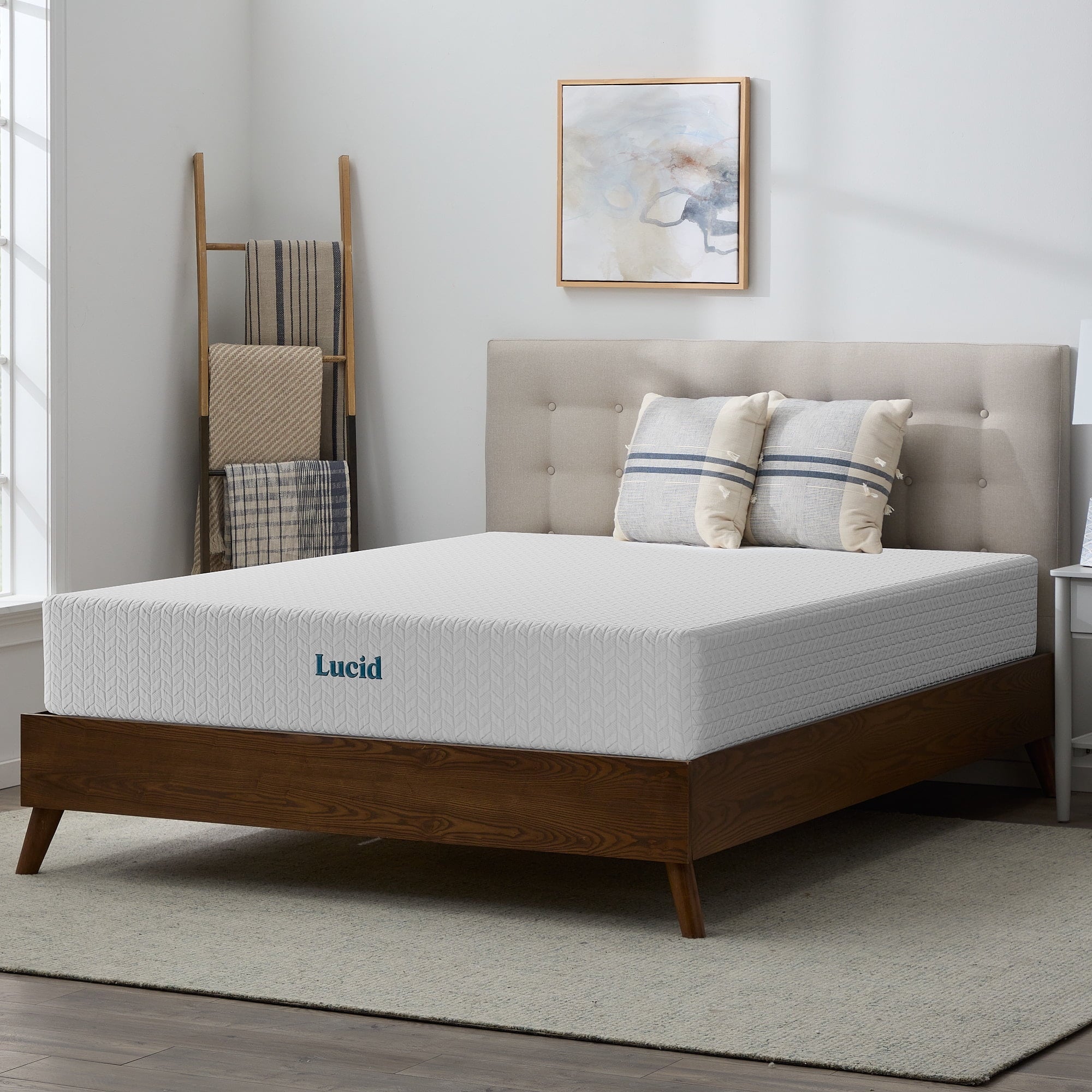 Refresh 10 Dual-Layered Gel Memory Foam Mattress. Firm. Queen