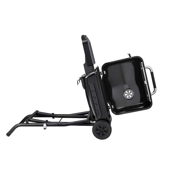 Portable Charcoal Grill in Black