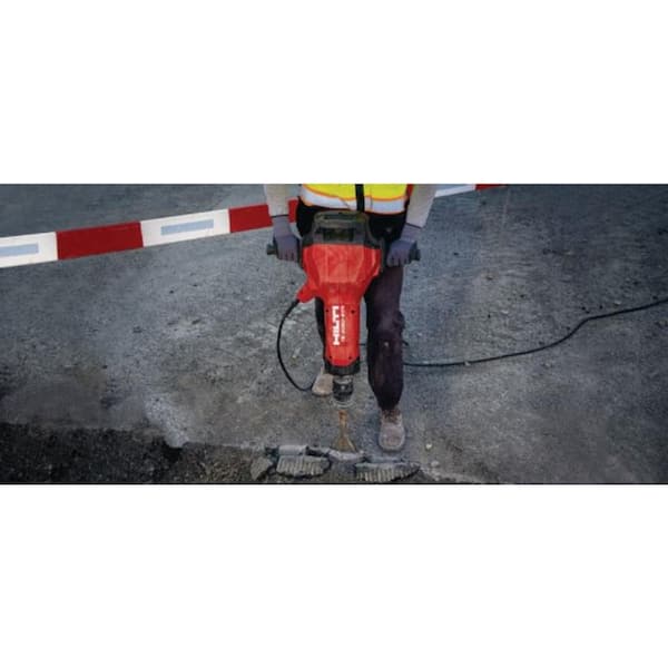 15 Amp 120V Hex 28 Corded 32.3 in x 23.1 in. x 8.6 in. TE-3000 AVR Electric Jack Hammer with Trolley. Cord and Chisels