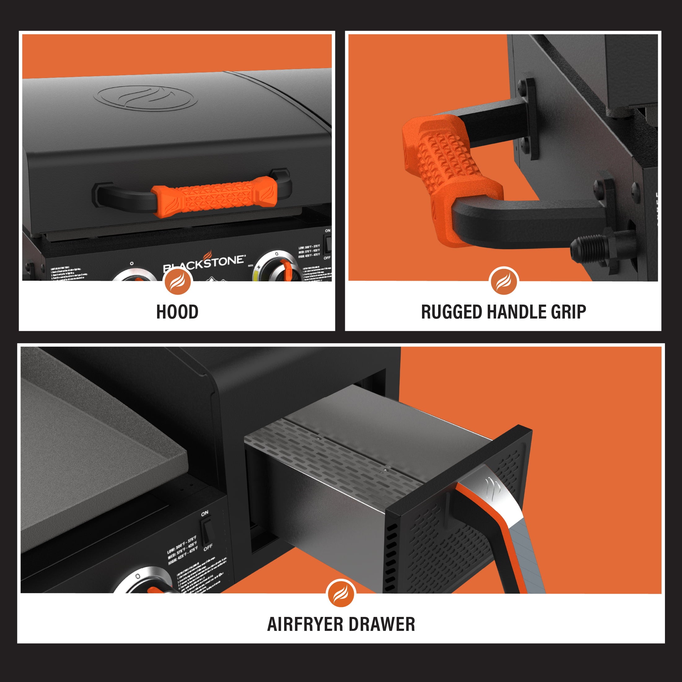 Adventure Ready 17 Griddle with Electric Air Fryer