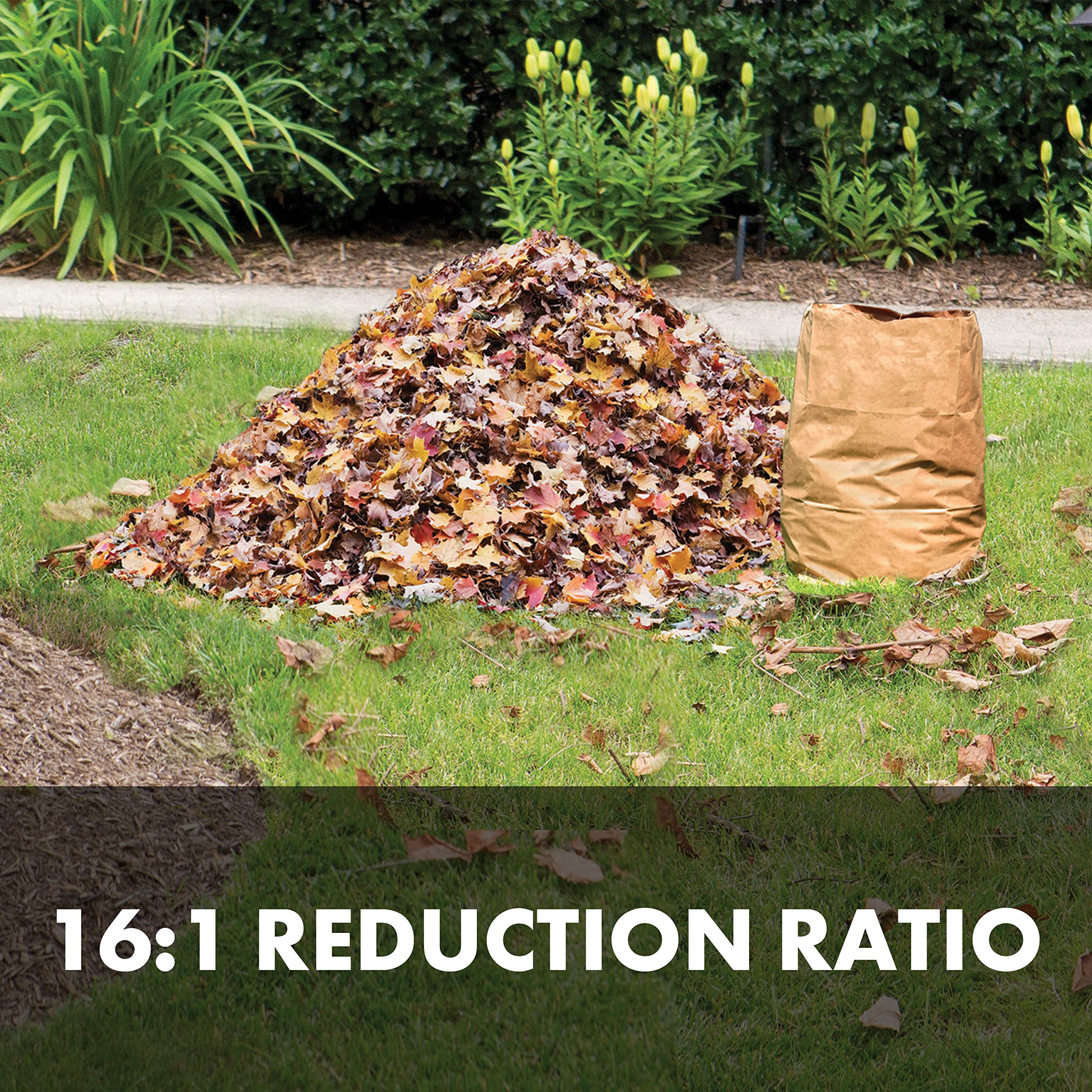 Sun Joe Electric Leaf Mulcher 13-Amp 16:1 Reduction Ratio
