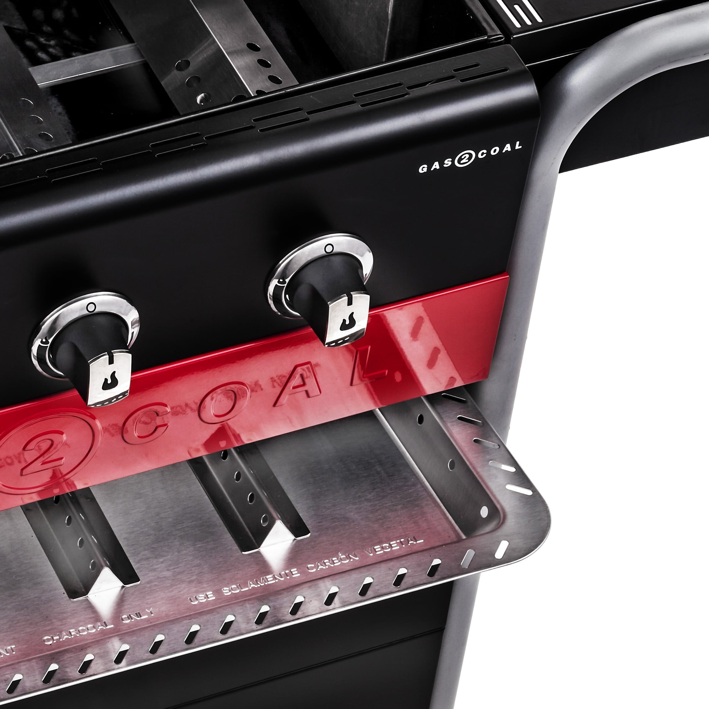 Gas2Coal 3-Burner LP Gas & Charcoal Outdoor Combination Grill