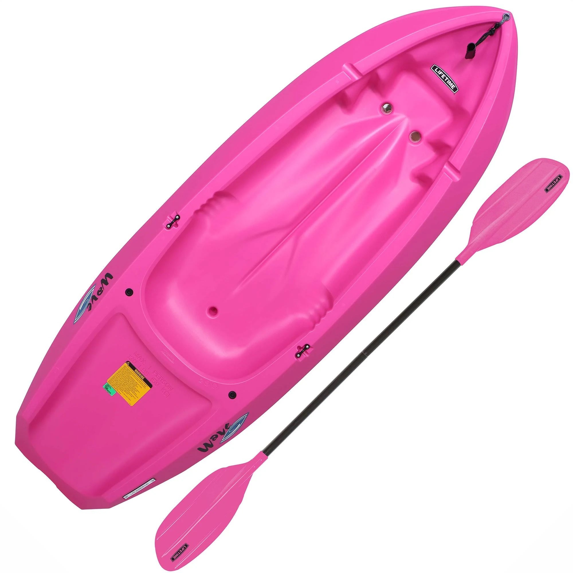 Lifetime Youth Wave Kayak. Pink. 6' - MadeInUSA