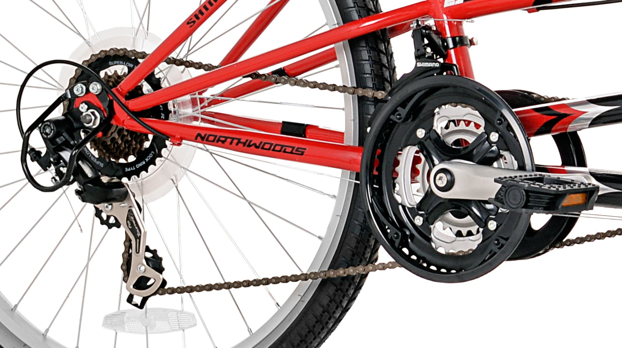 26 Northwoods 21-Speed Dual Drive Tandem Adult's Bike. Red/Black