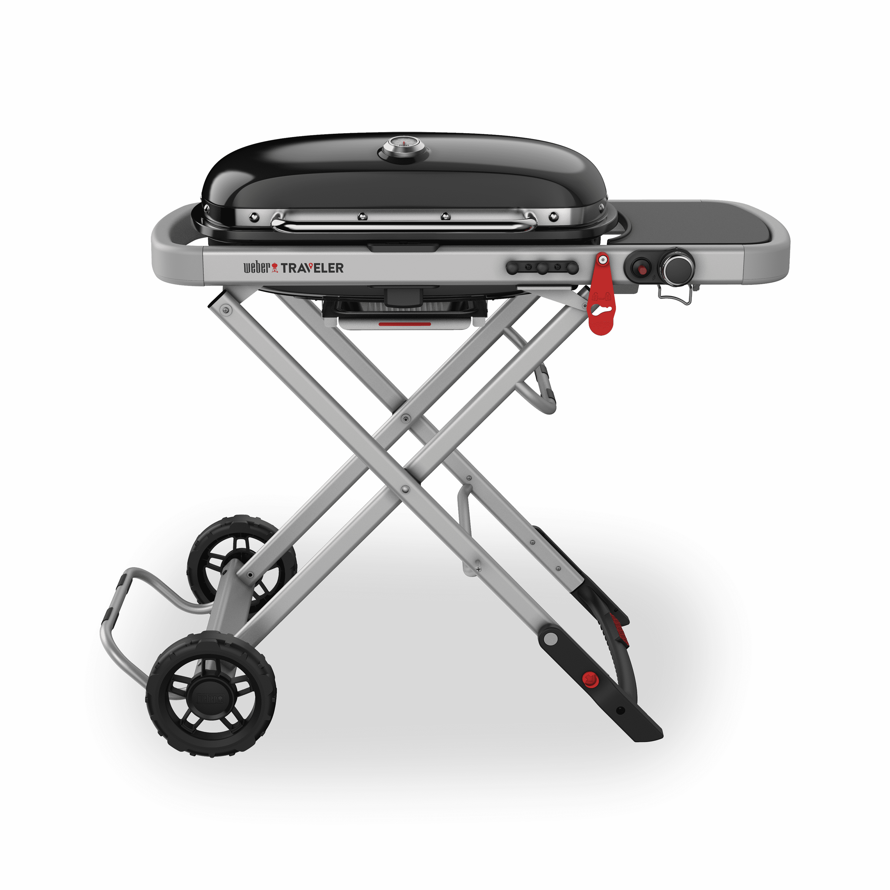 Traveler Portable Propane Gas Grill. Black