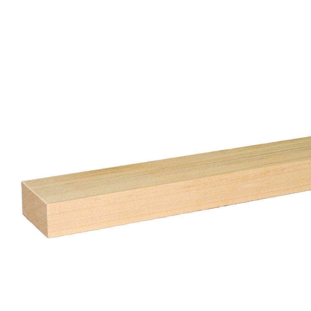 Builders Choice 1 in. x 2 in. x 8 ft. S4S Poplar Board