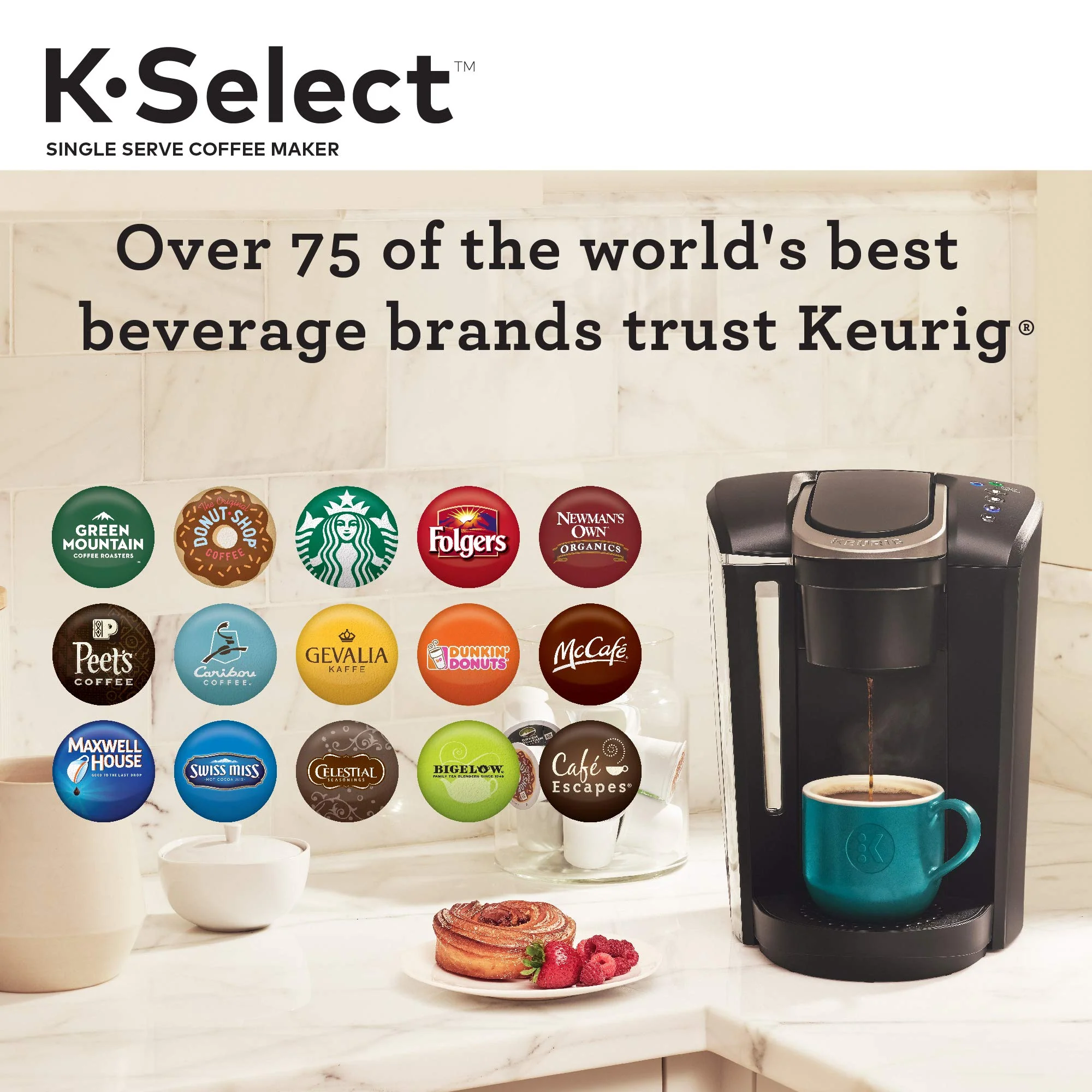 Keurig K-Select Single-Serve K-Cup Pod Coffee Maker