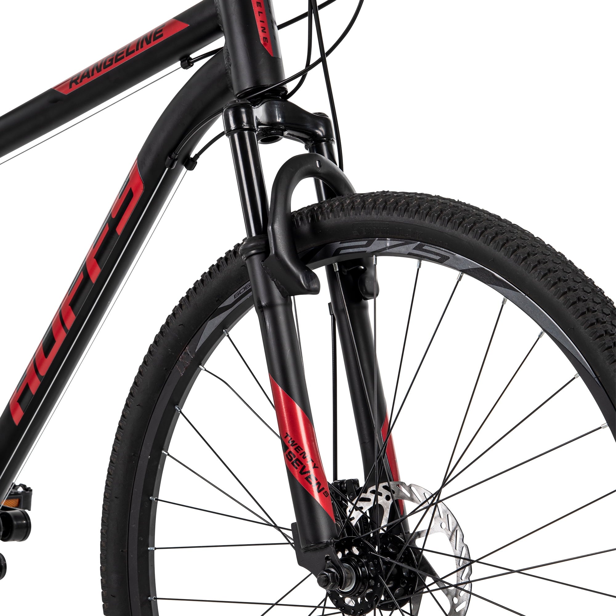 27.5 in. Rangeline Men's Mountain Bikes. Black and Red