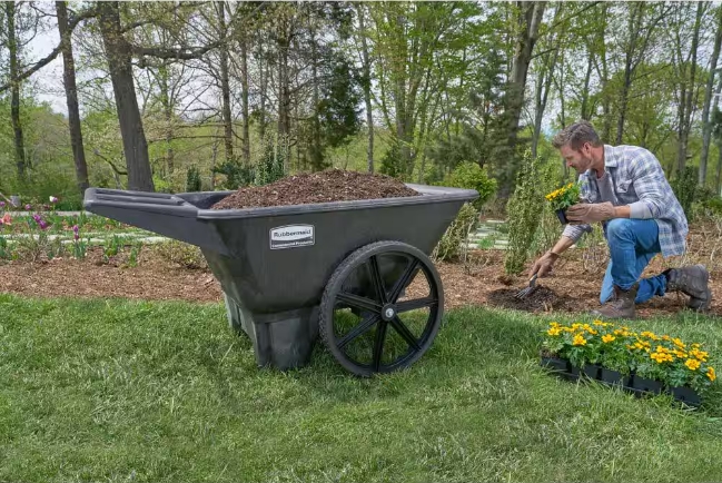 Rubbermaid 8.75 cu. ft. Big Wheel Cart - MadeInUSA