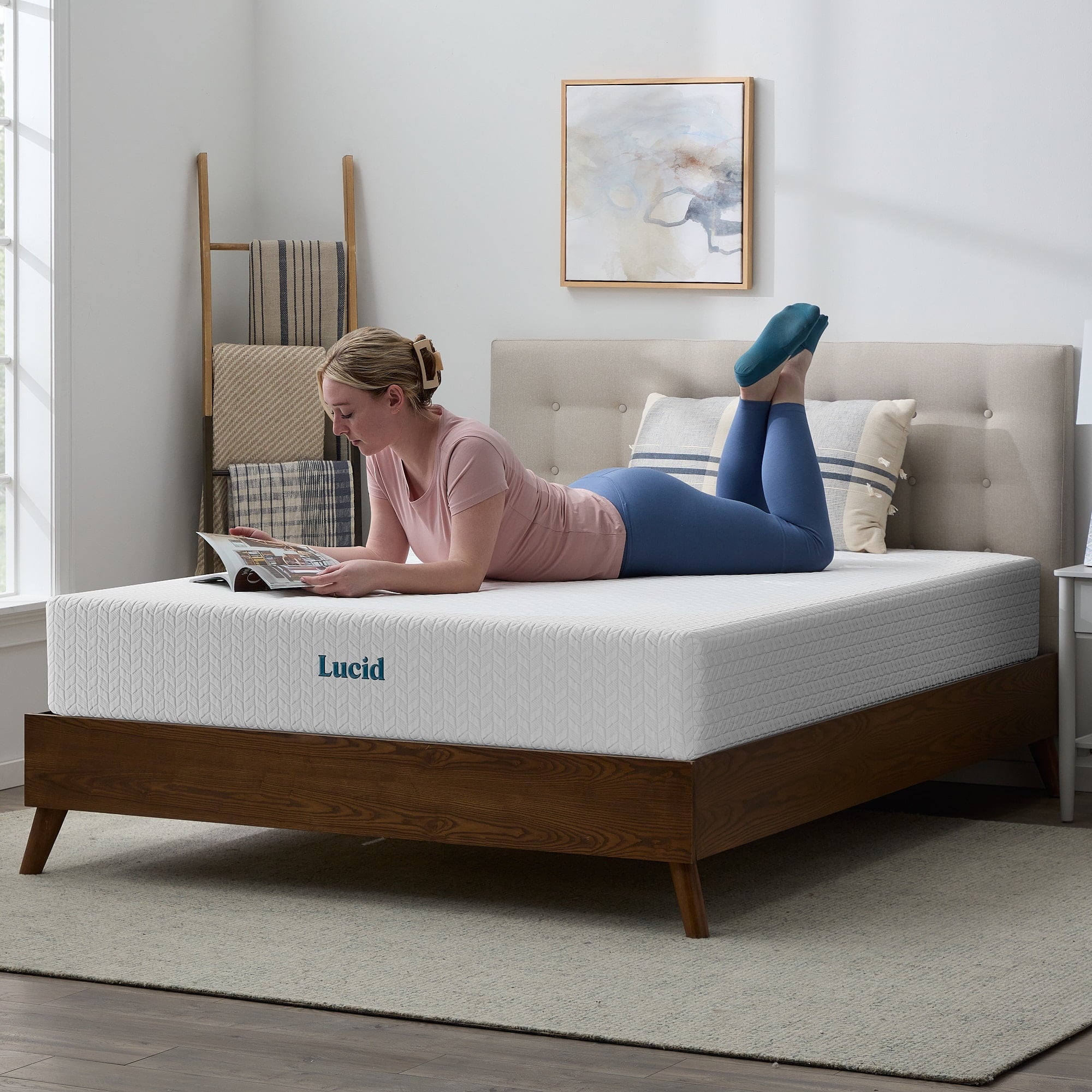 Refresh 10 Dual-Layered Gel Memory Foam Mattress. Firm. Queen