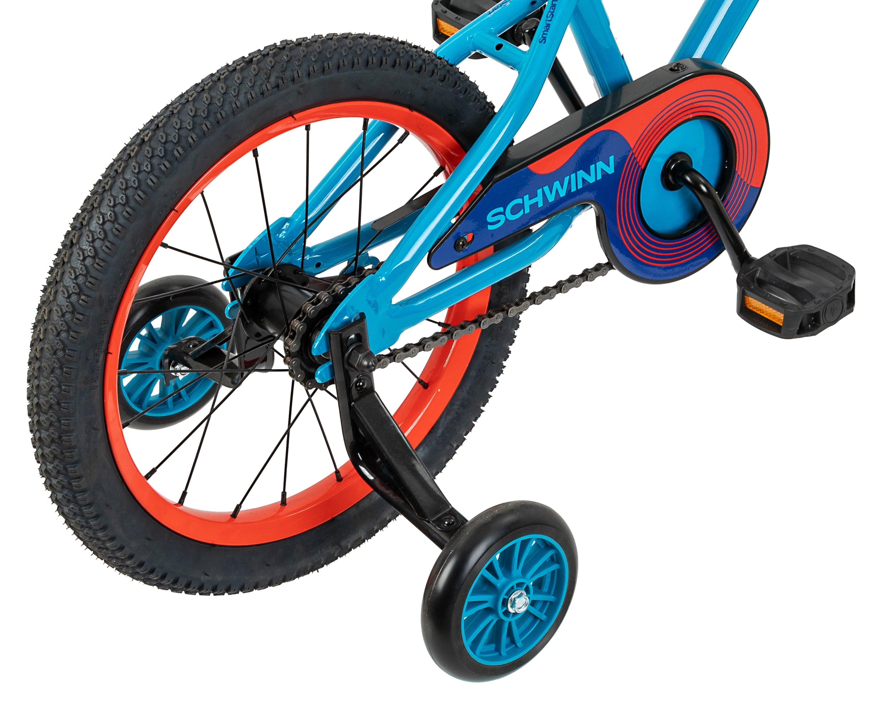 16 Snap Boys Kids Bike with Training Wheels. Blue